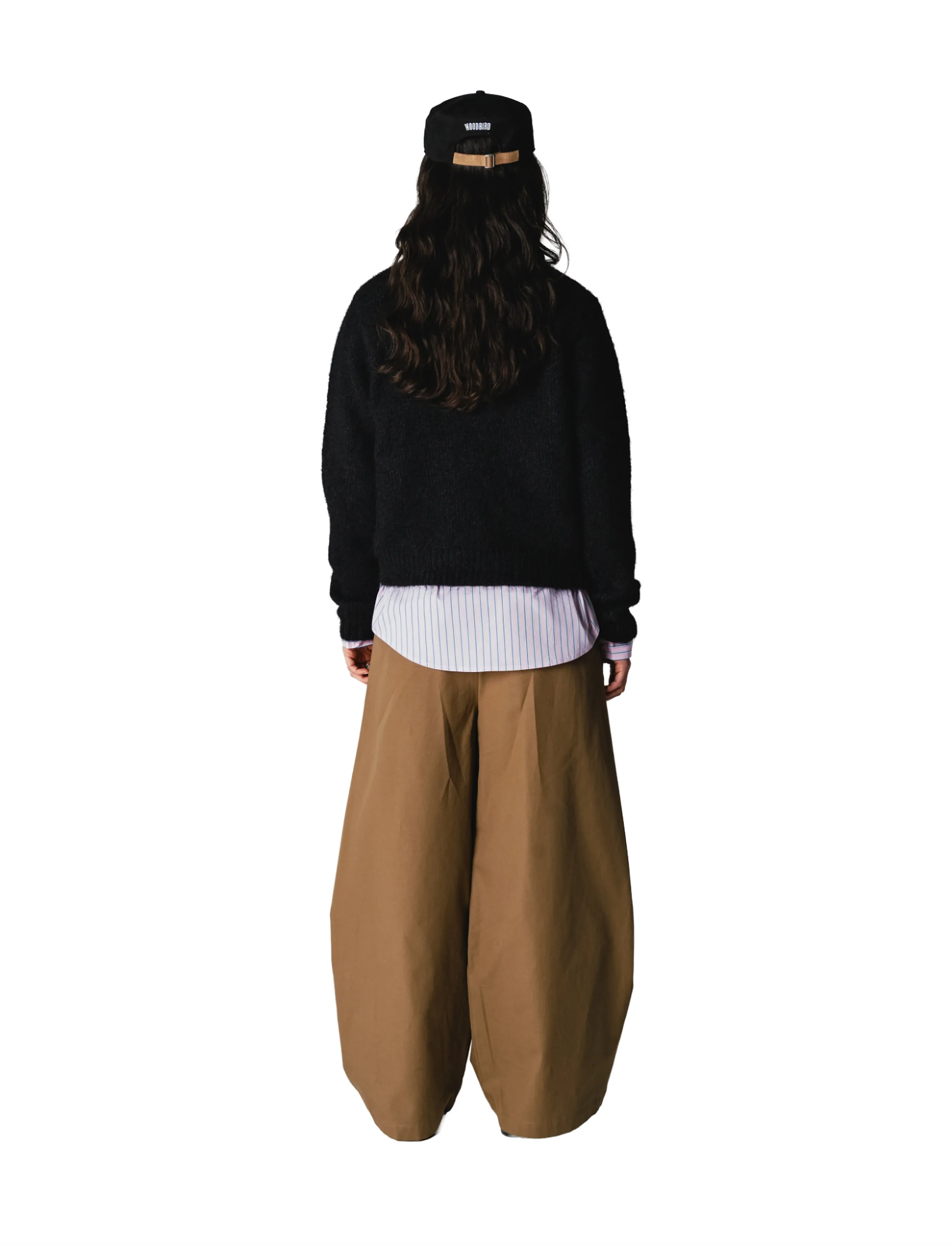Woodbird - WBMari Pants - bukser med brede ben - brown - 4
