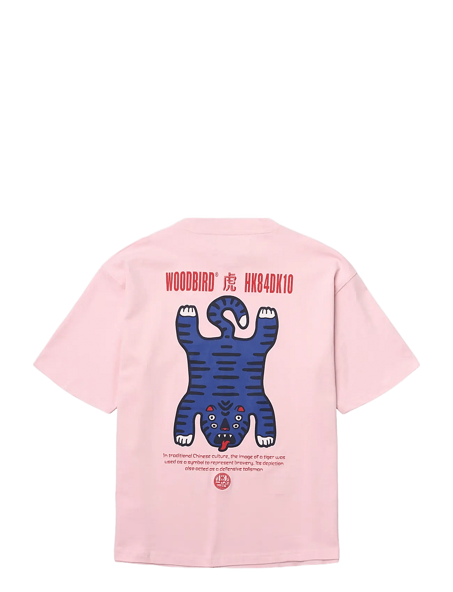 Woodbird - WBBalo Tiger Tee - t-shirts - violet - 2