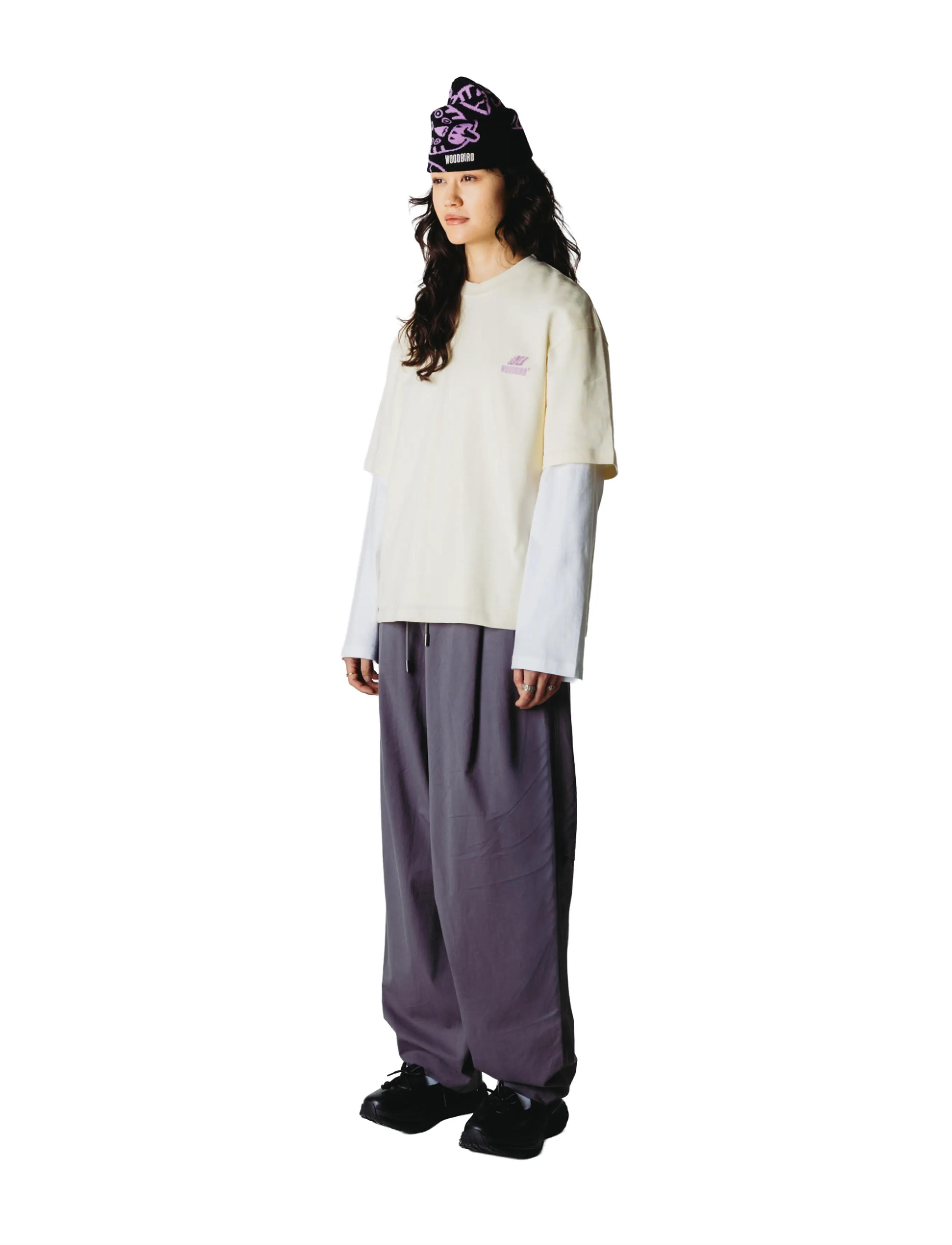 Woodbird - WBJuno Action Tee - t-shirts - off white - 3