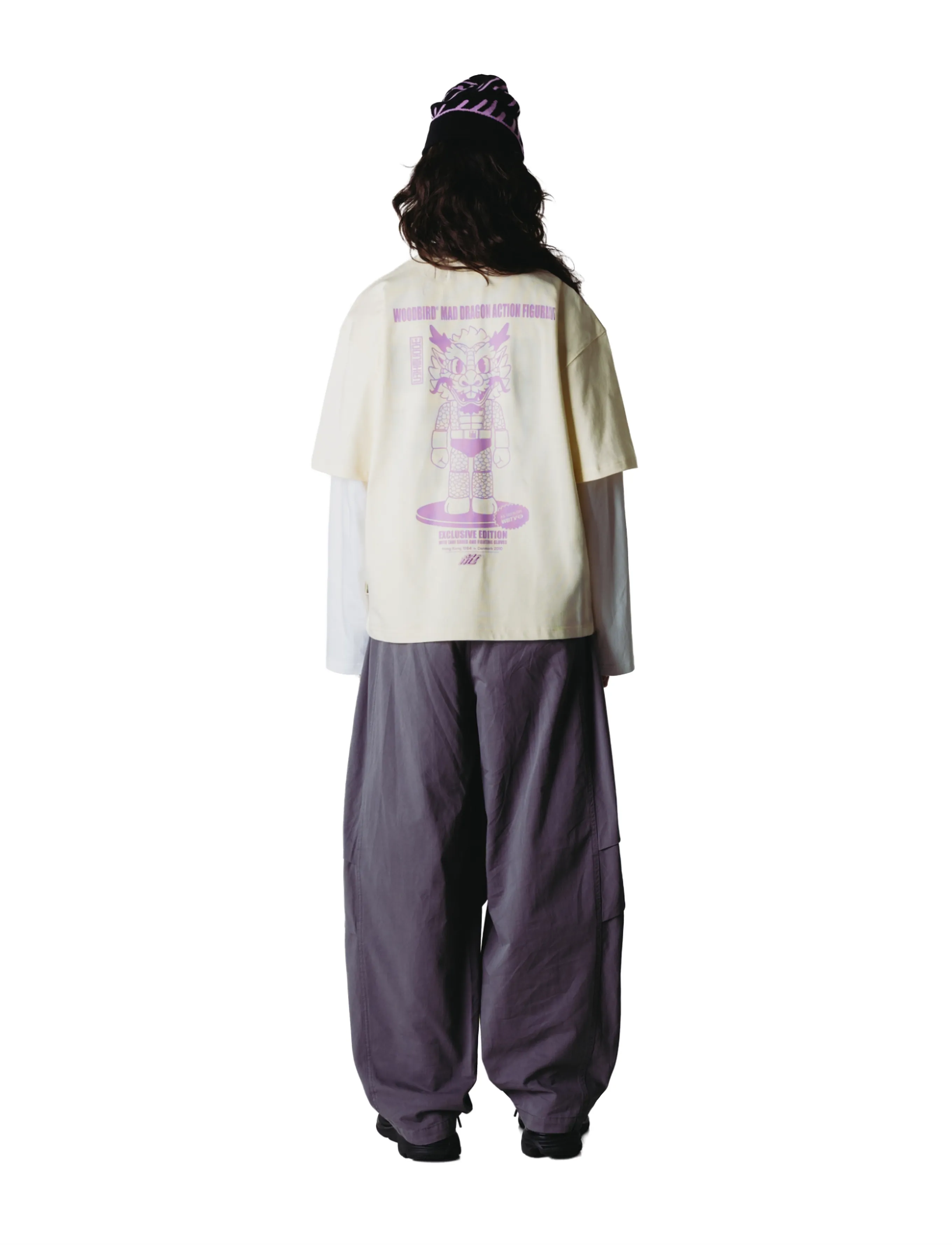 Woodbird - WBJuno Action Tee - t-shirts - off white - 4