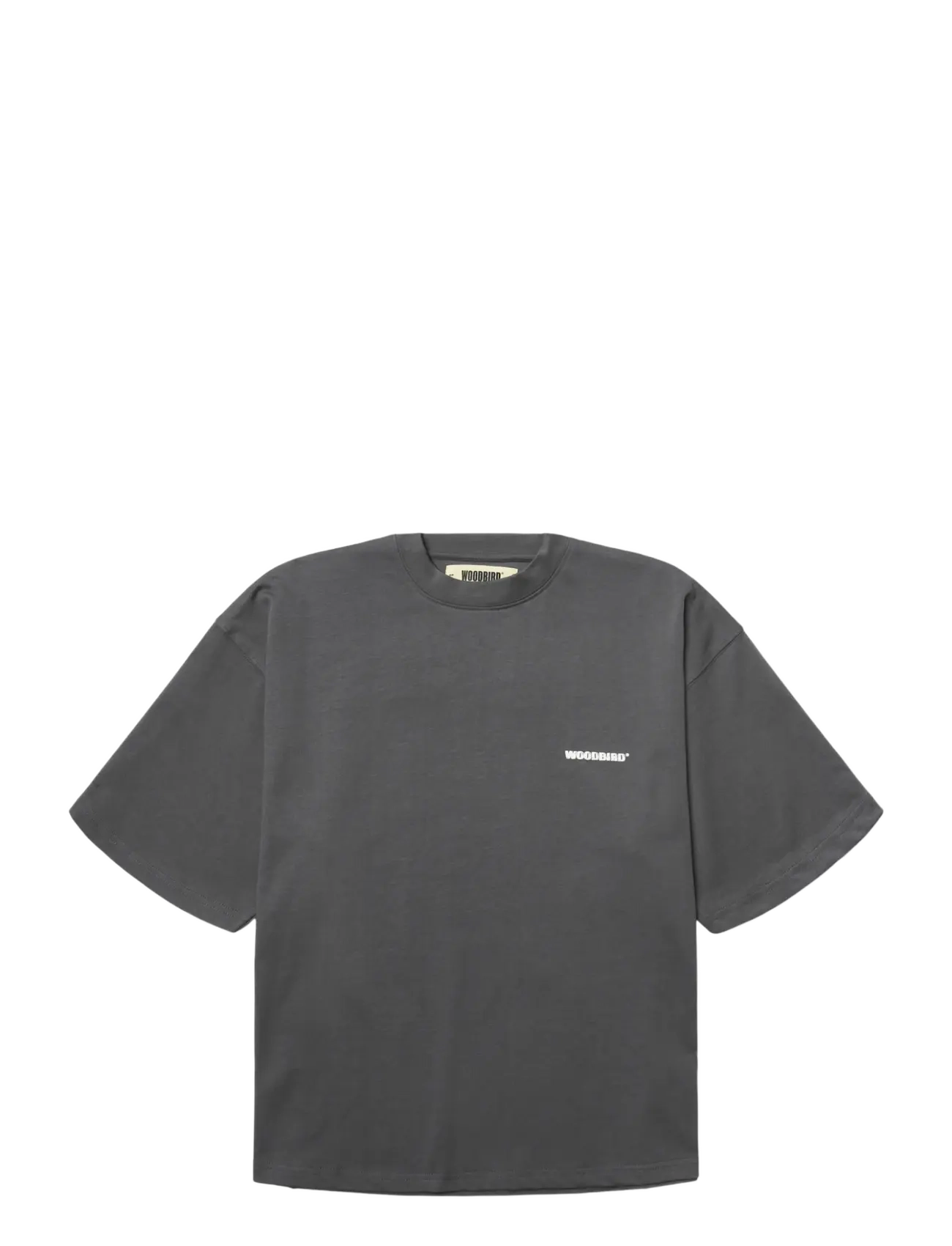 Woodbird WBJuno Tram Tee - Woodbird - SLATE BLUE / grey