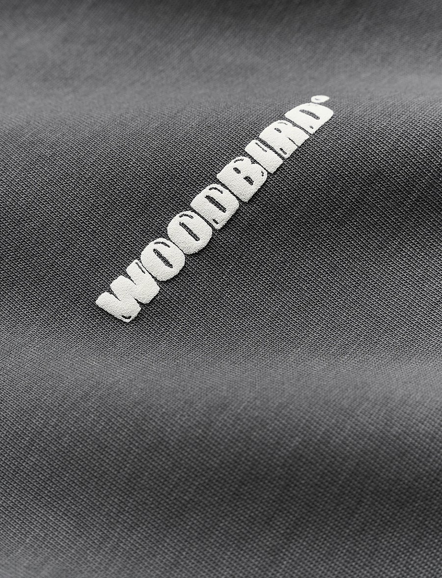 Woodbird - WBJuno Tram Tee - t-shirts - slate blue - 5