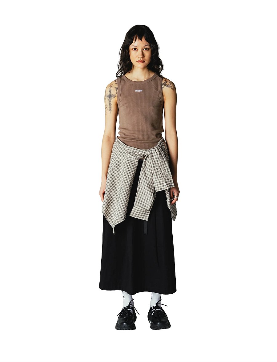Woodbird - WBDee Base Tank Top - tanktops - dark sand - 0