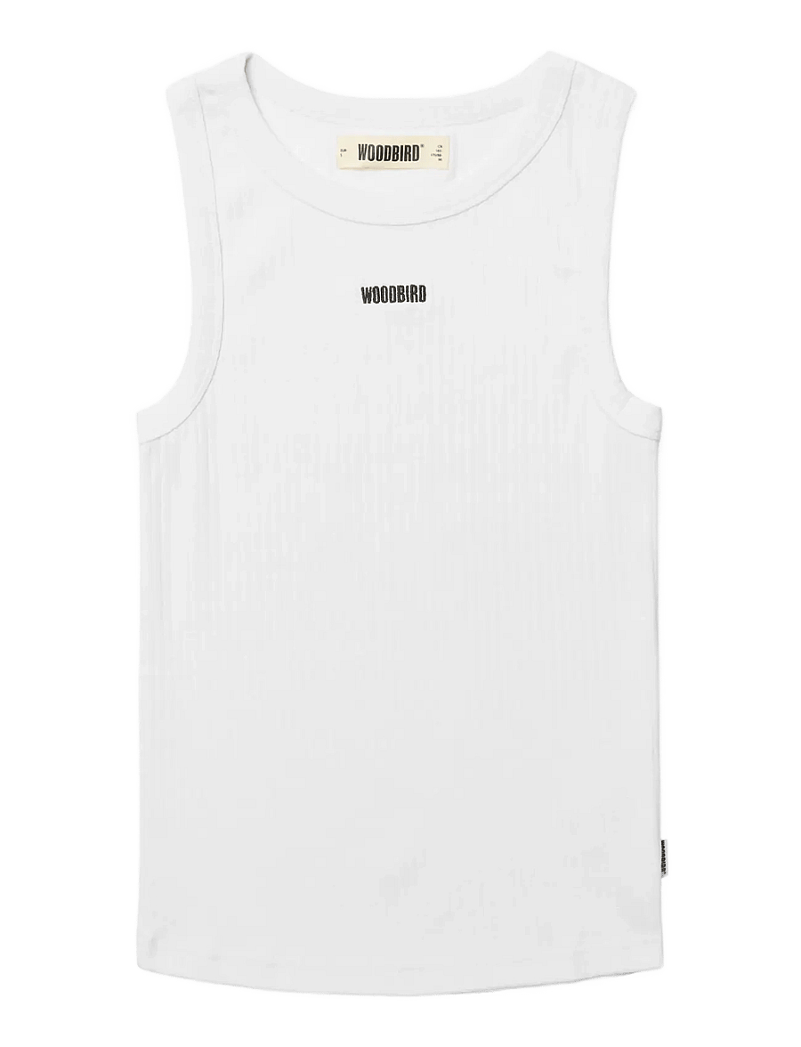Woodbird - WBDee Base Tank Top - linnen - white - 1