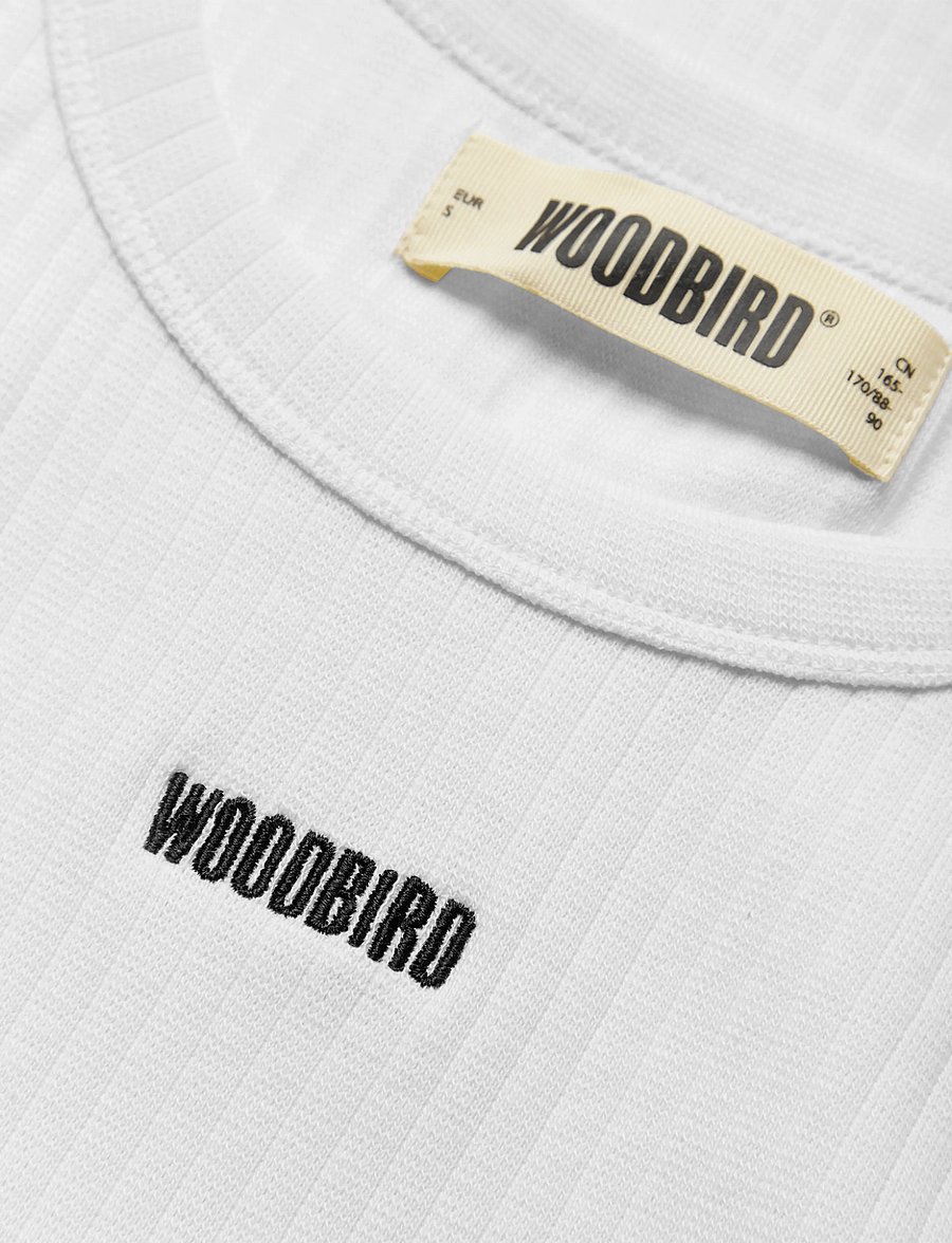 Woodbird - WBDee Base Tank Top - linnen - white - 5