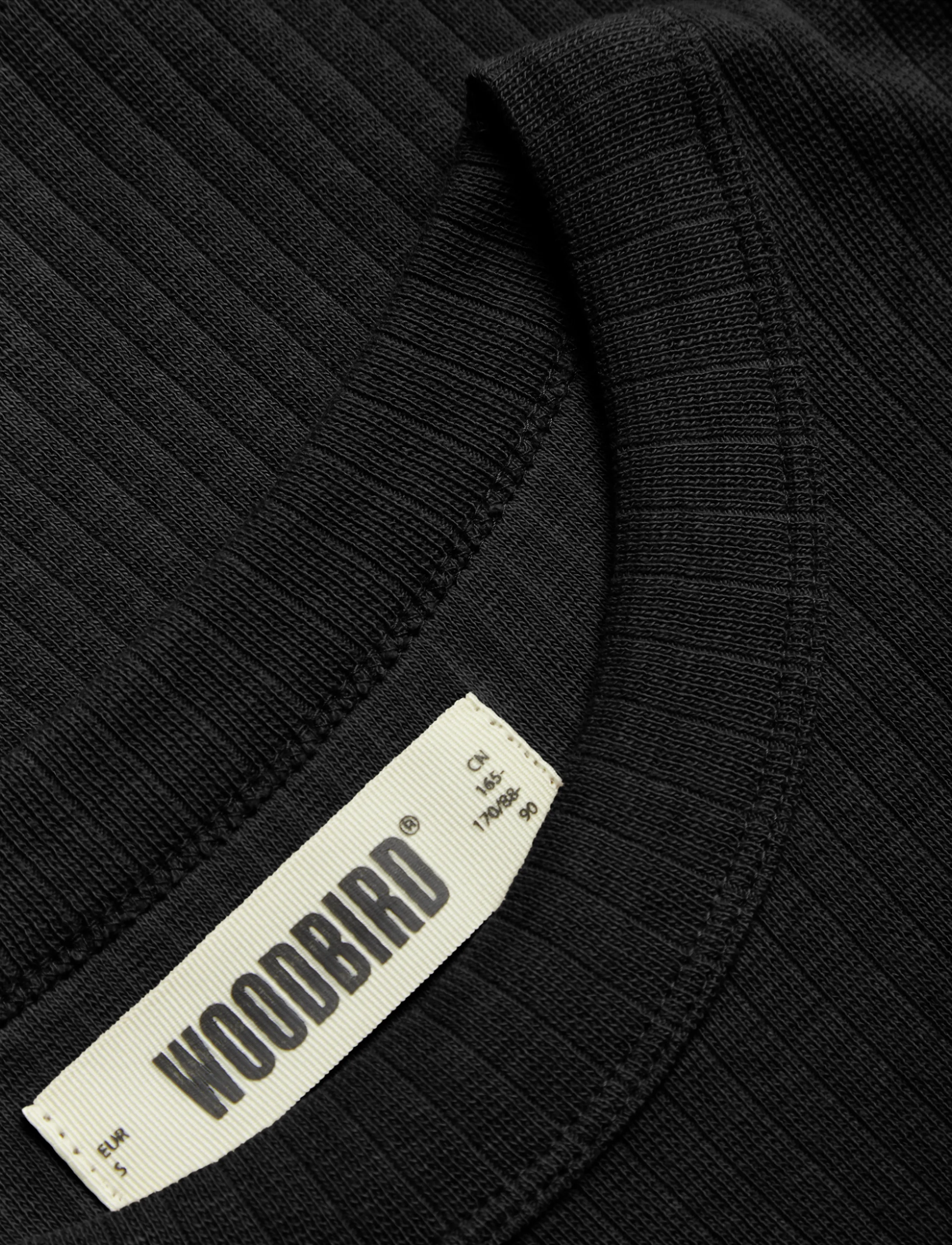 Woodbird - WBXao LS Base Tee - langärmlige tops - black - 3