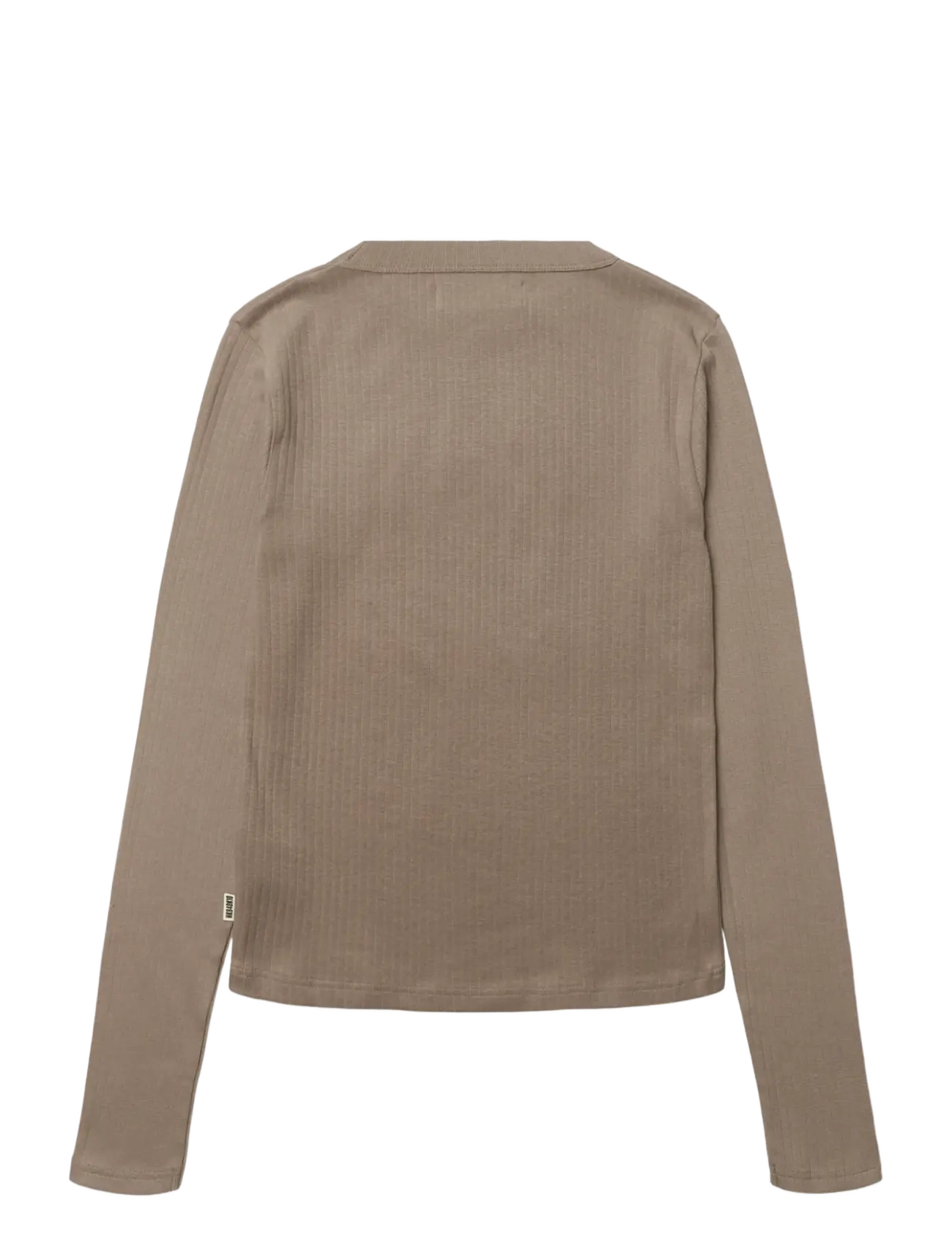 Woodbird - WBXao LS Base Tee - langærmede toppe - dark sand - 2