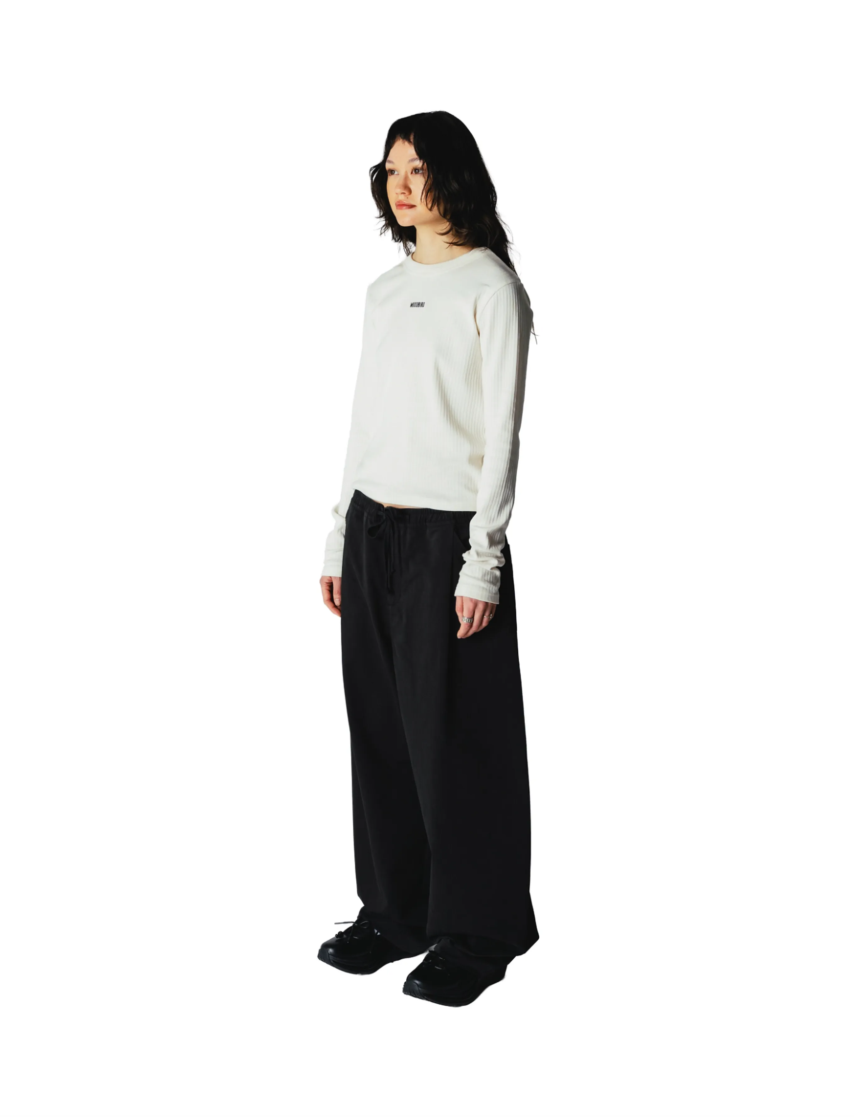 Woodbird - WBXao LS Base Tee - off white - 3