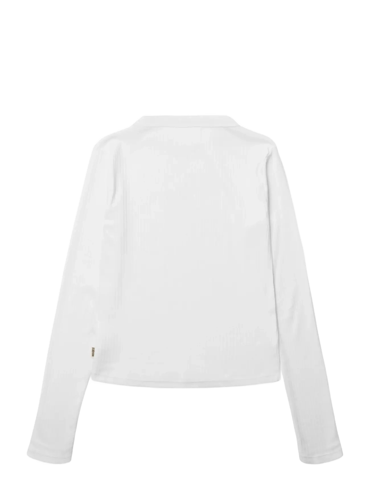 Woodbird - WBXao LS Base Tee - långärmade toppar - white - 1