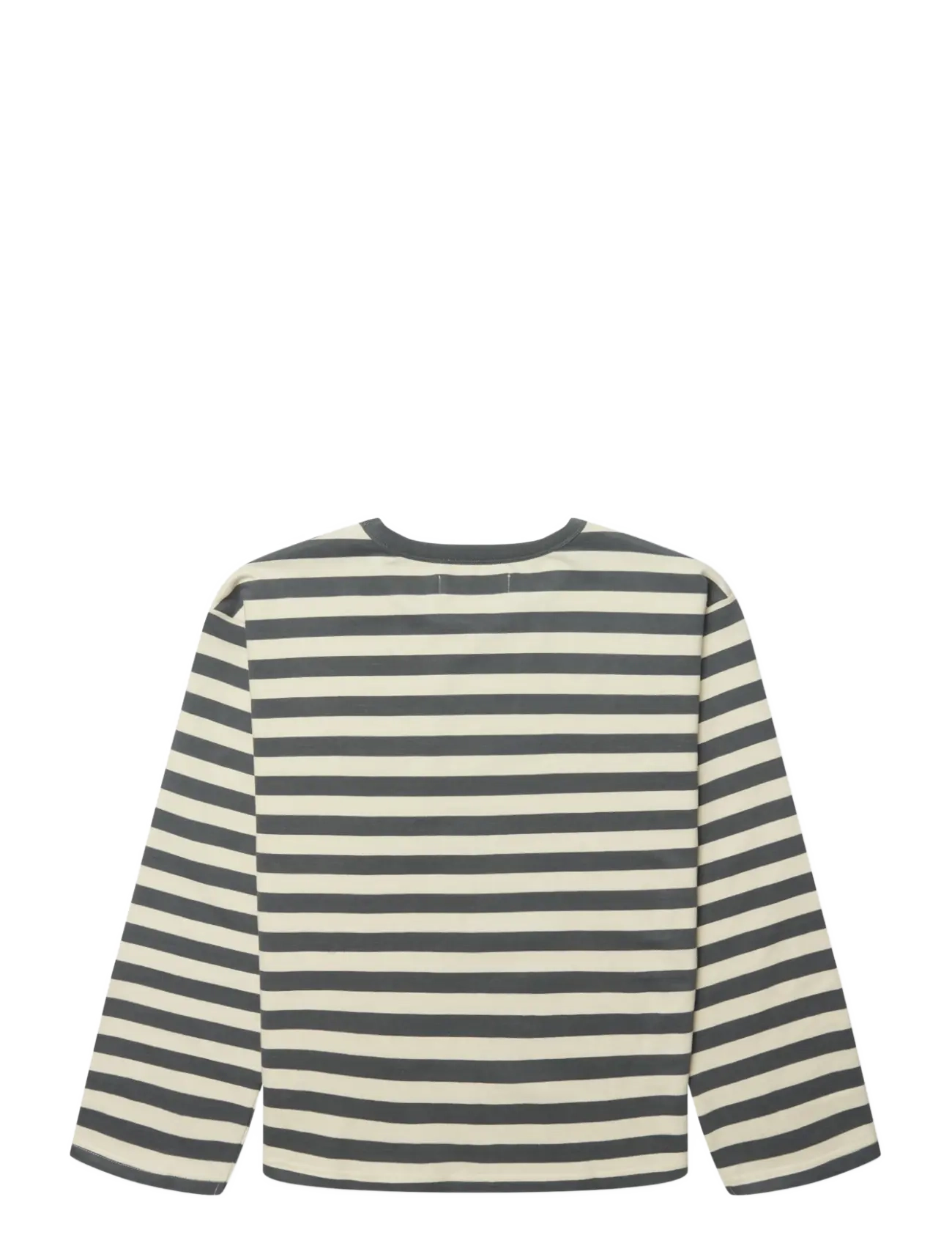 Woodbird - WBJoul Wide Sleeve Stripe Tee - langærmede toppe - white-slate blue - 2