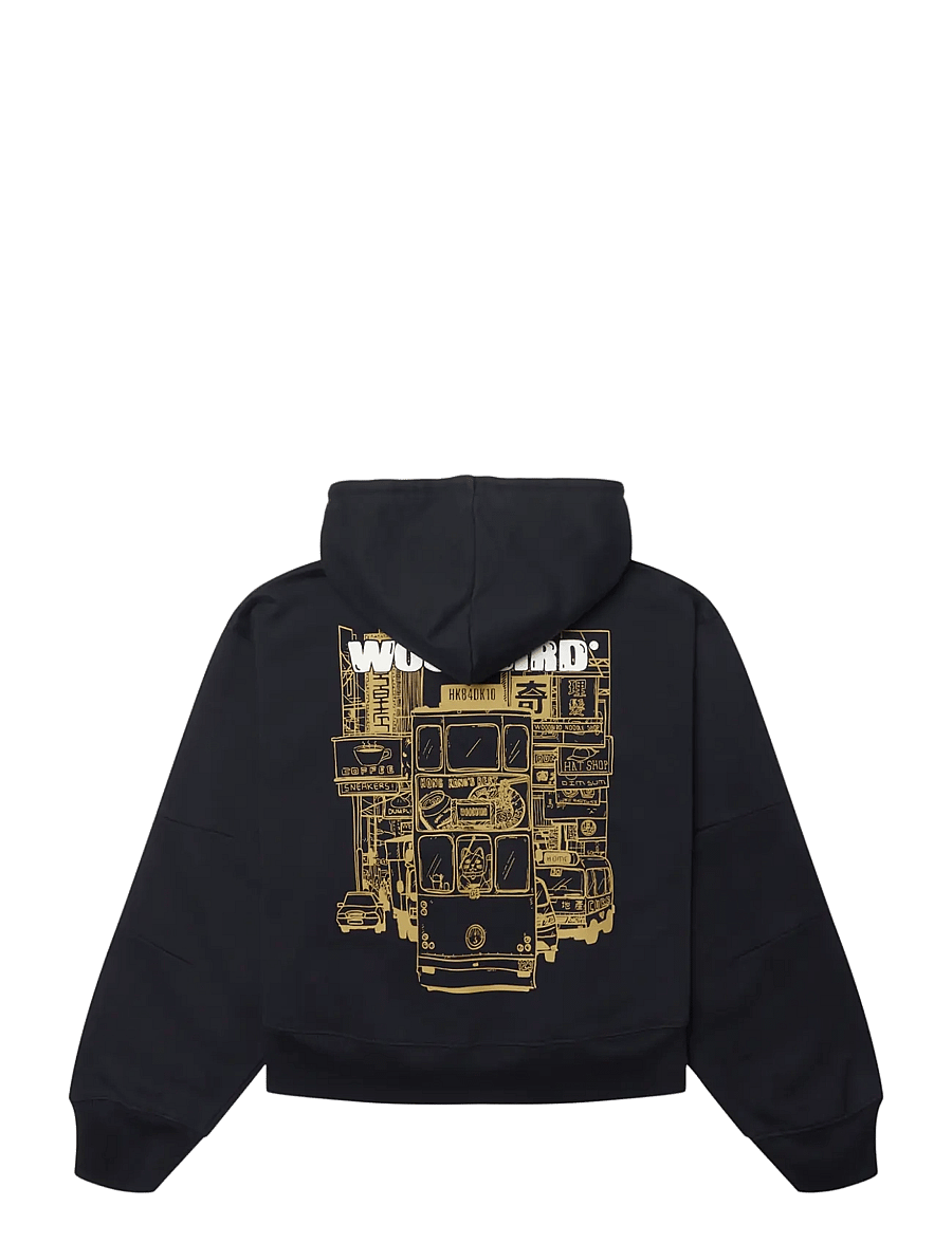 Woodbird - WBCelo Tram Hoodie - hættetrøjer - dark navy - 2