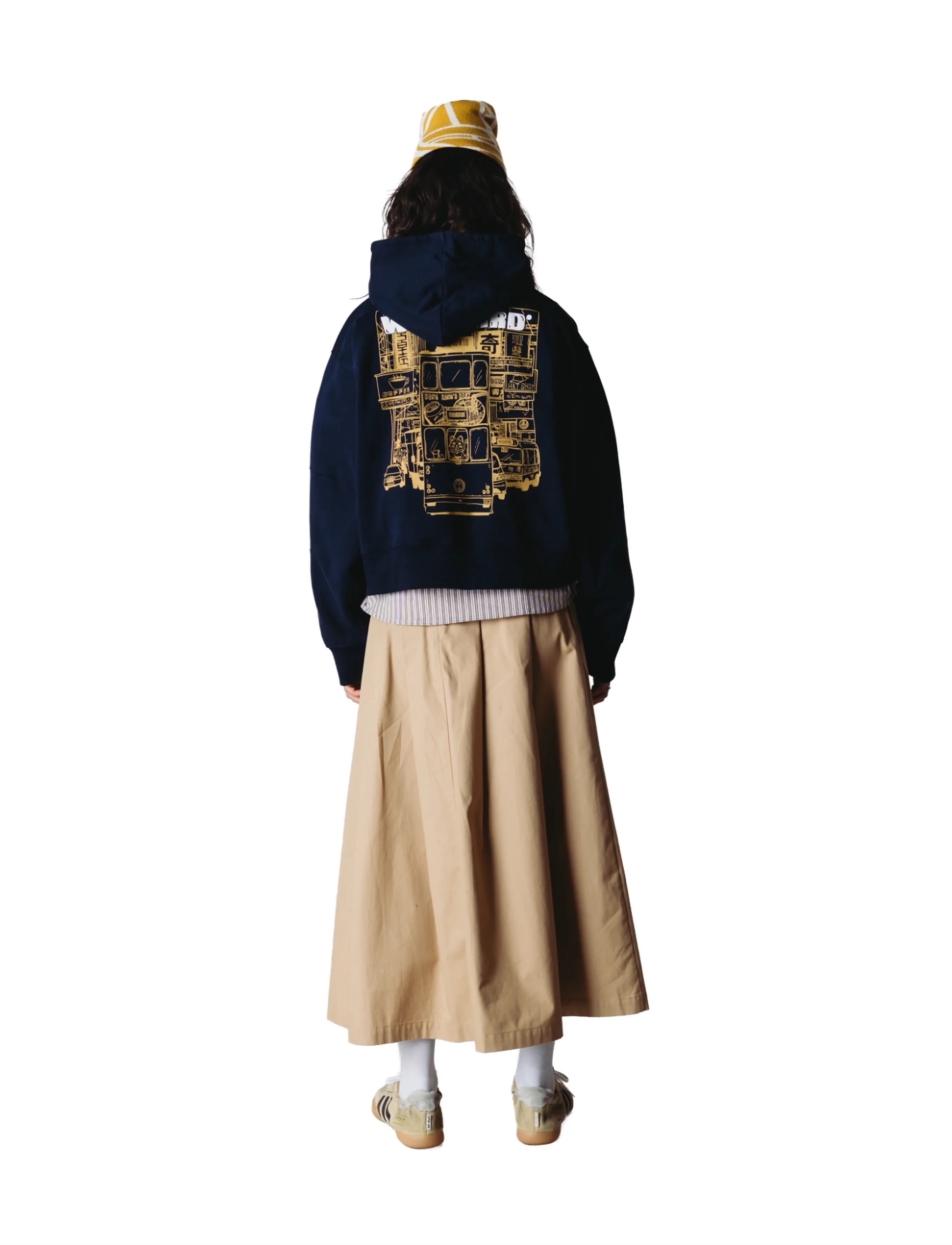 Woodbird - WBCelo Tram Hoodie - hættetrøjer - dark navy - 4
