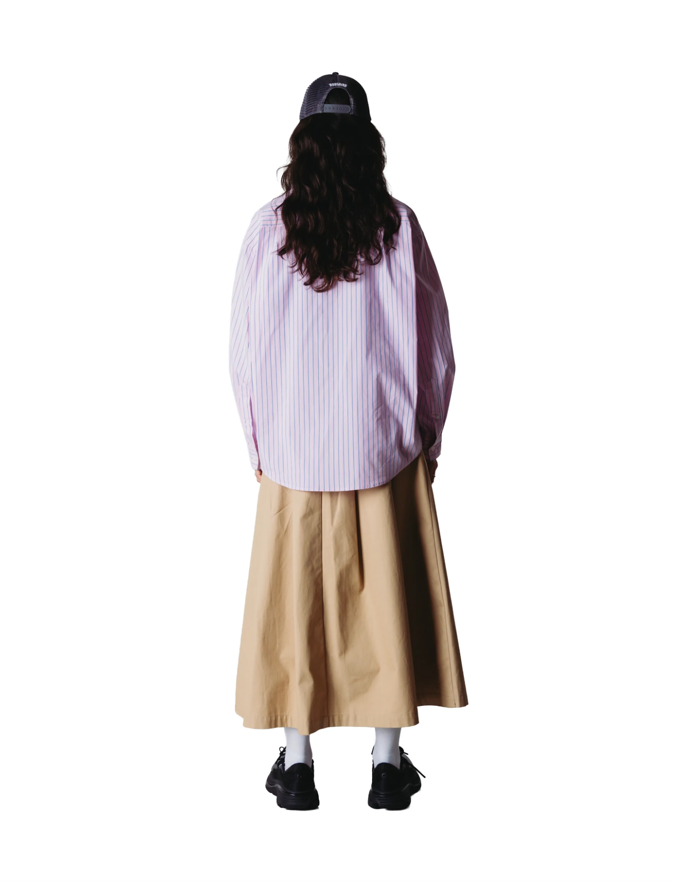 Woodbird - WBLiva Stripe Shirt - long-sleeved shirts - pink - 4