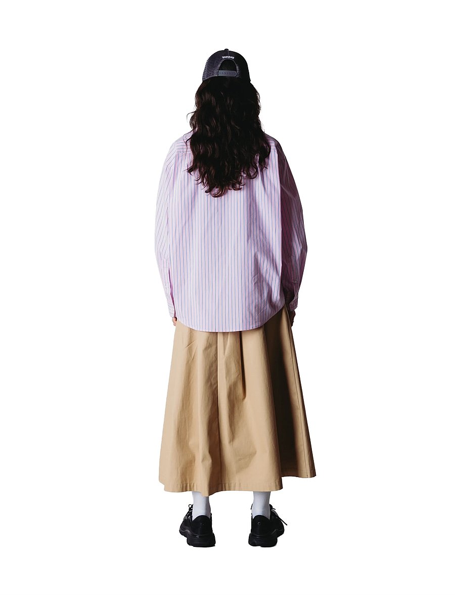 Woodbird - WBLiva Stripe Shirt - langärmlige hemden - pink - 4