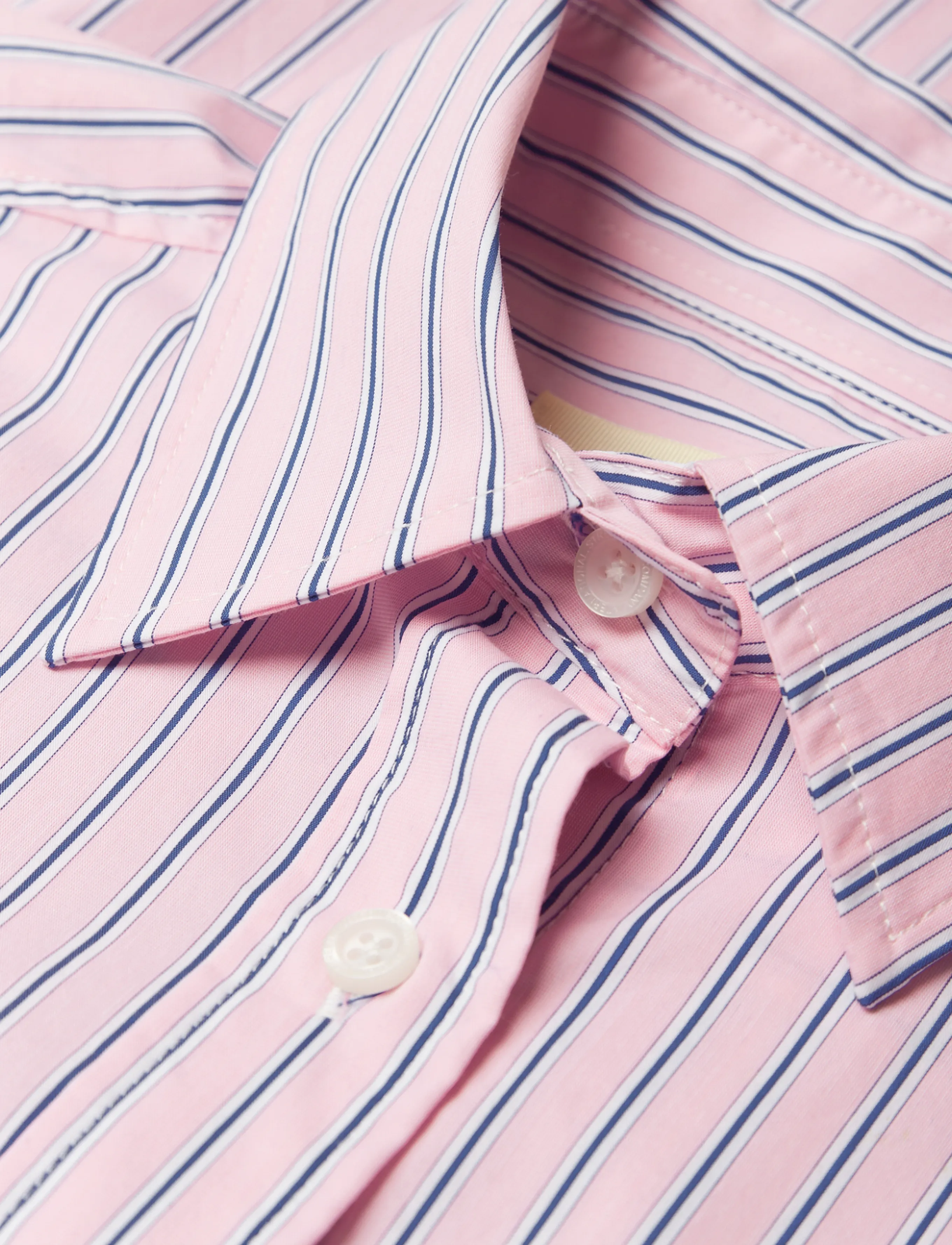 Woodbird - WBLiva Stripe Shirt - long-sleeved shirts - pink - 5