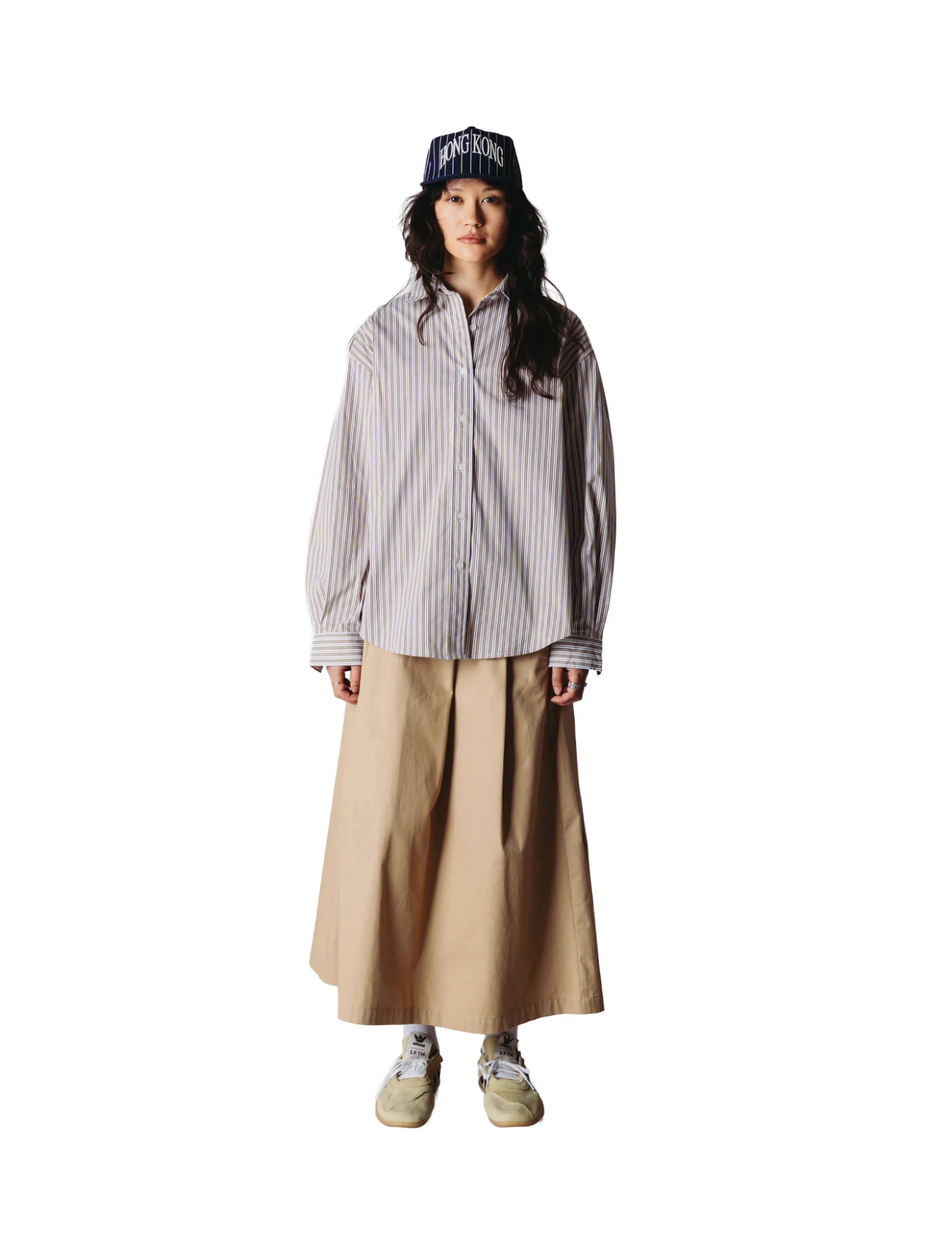 Woodbird WBLiva Stripe Shirt - Hemden - TAUPE BROWN / brown