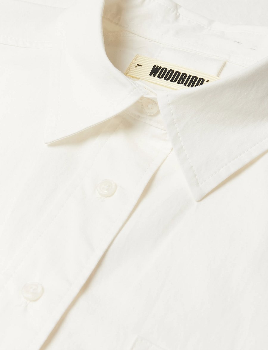 Woodbird - WBLei OVZ Shirt - pikkade varrukatega särgid - white - 5