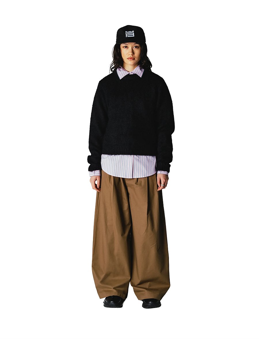 Woodbird - WBHua Fluffy Crew - pullover - black - 0