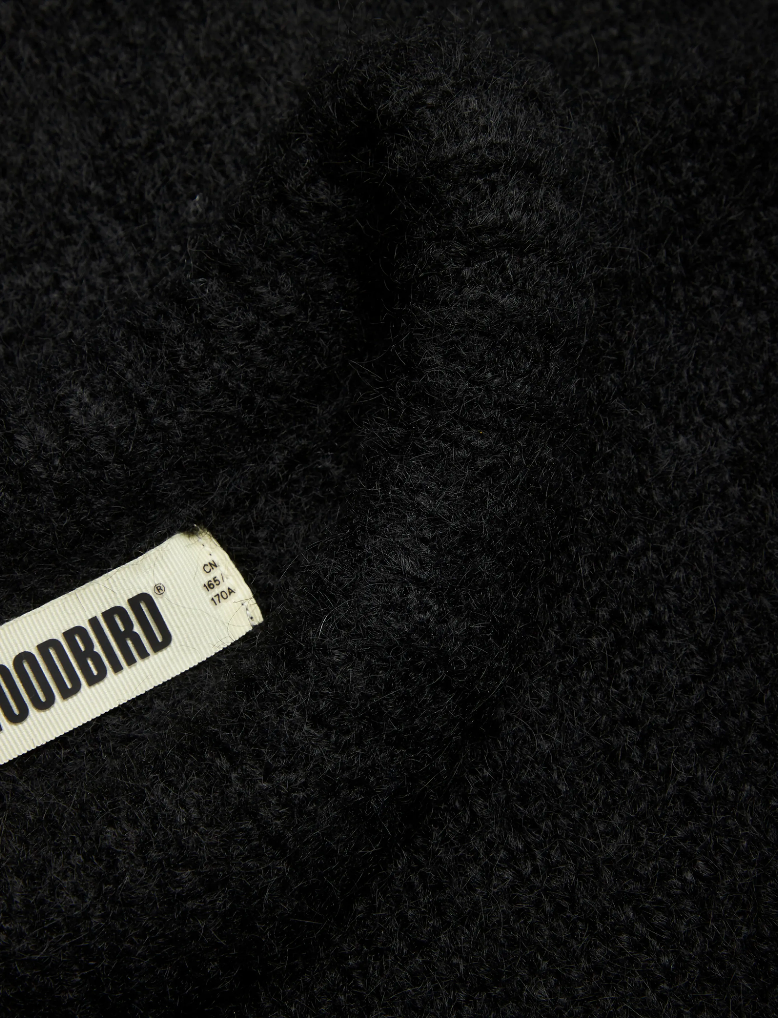 Woodbird - WBHua Fluffy Crew - black - 5