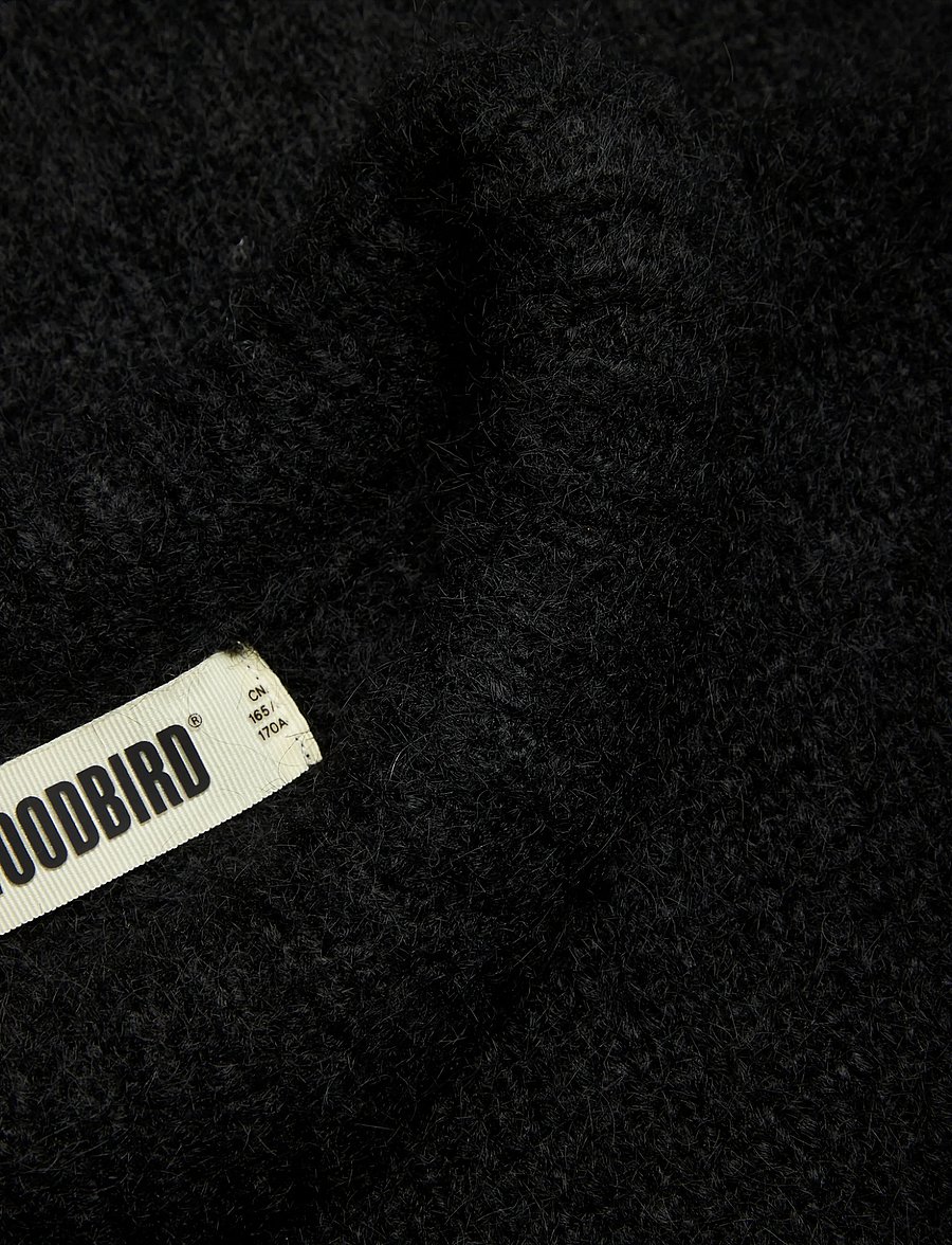Woodbird - WBHua Fluffy Crew - pullover - black - 5