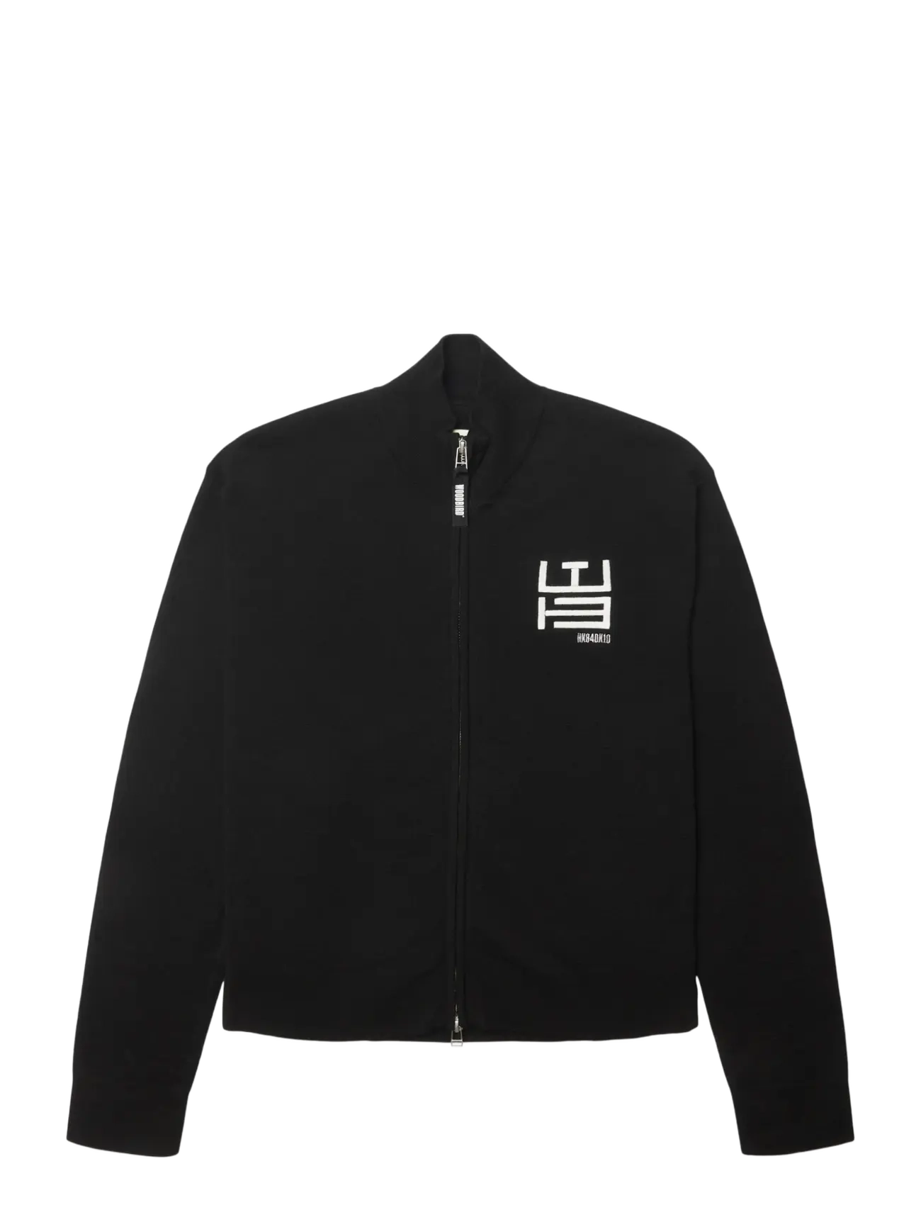 Woodbird WBFang Full Zip Cardigan - Strickmode - BLACK / black