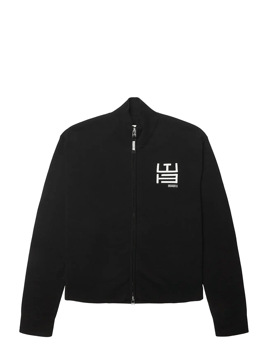 Woodbird - WBFang Full Zip Cardigan - strickjacken - black - 1