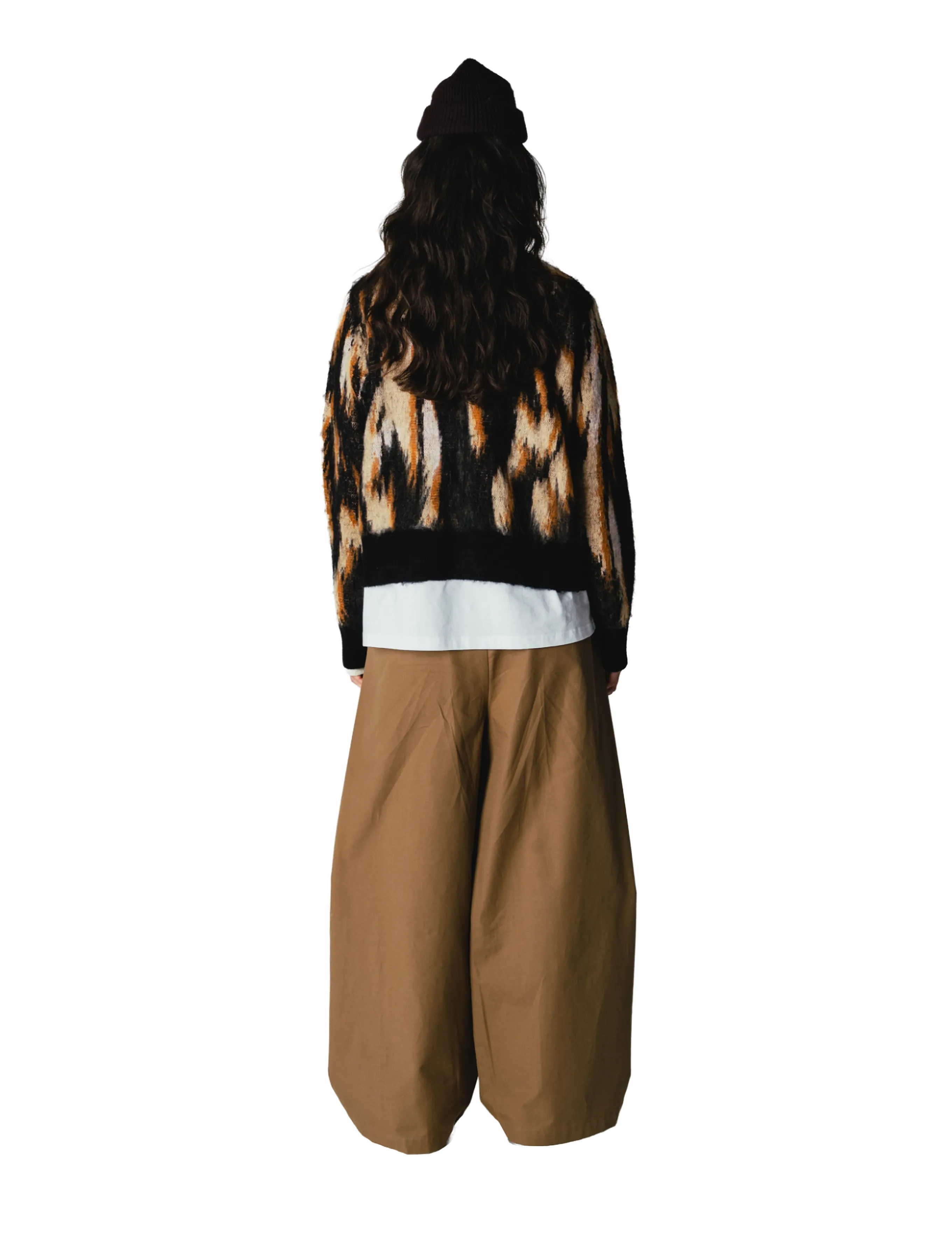 Woodbird - WBFen Multi Cardigan - sand-black - 4