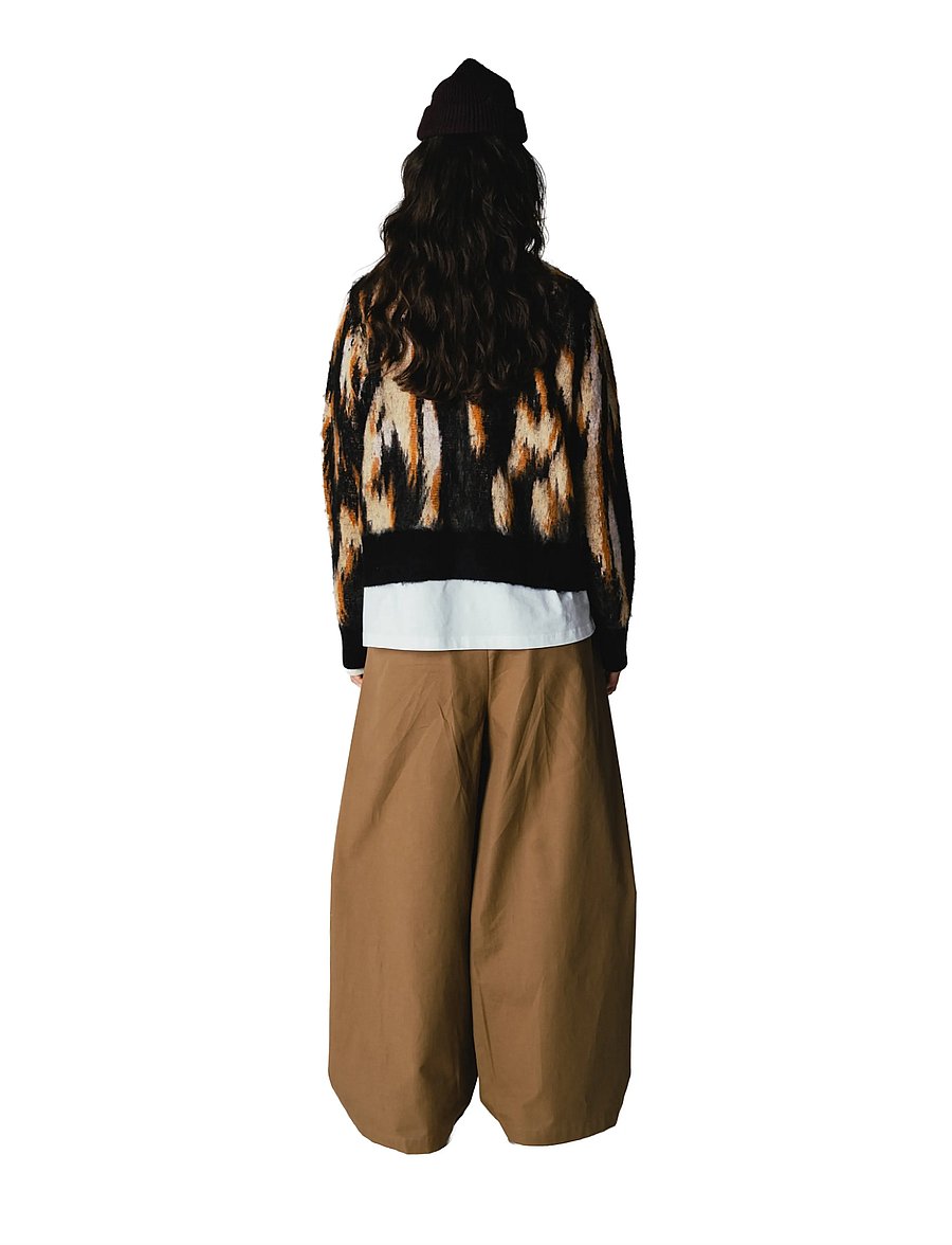 Woodbird - WBFen Multi Cardigan - koftor - sand-black - 4