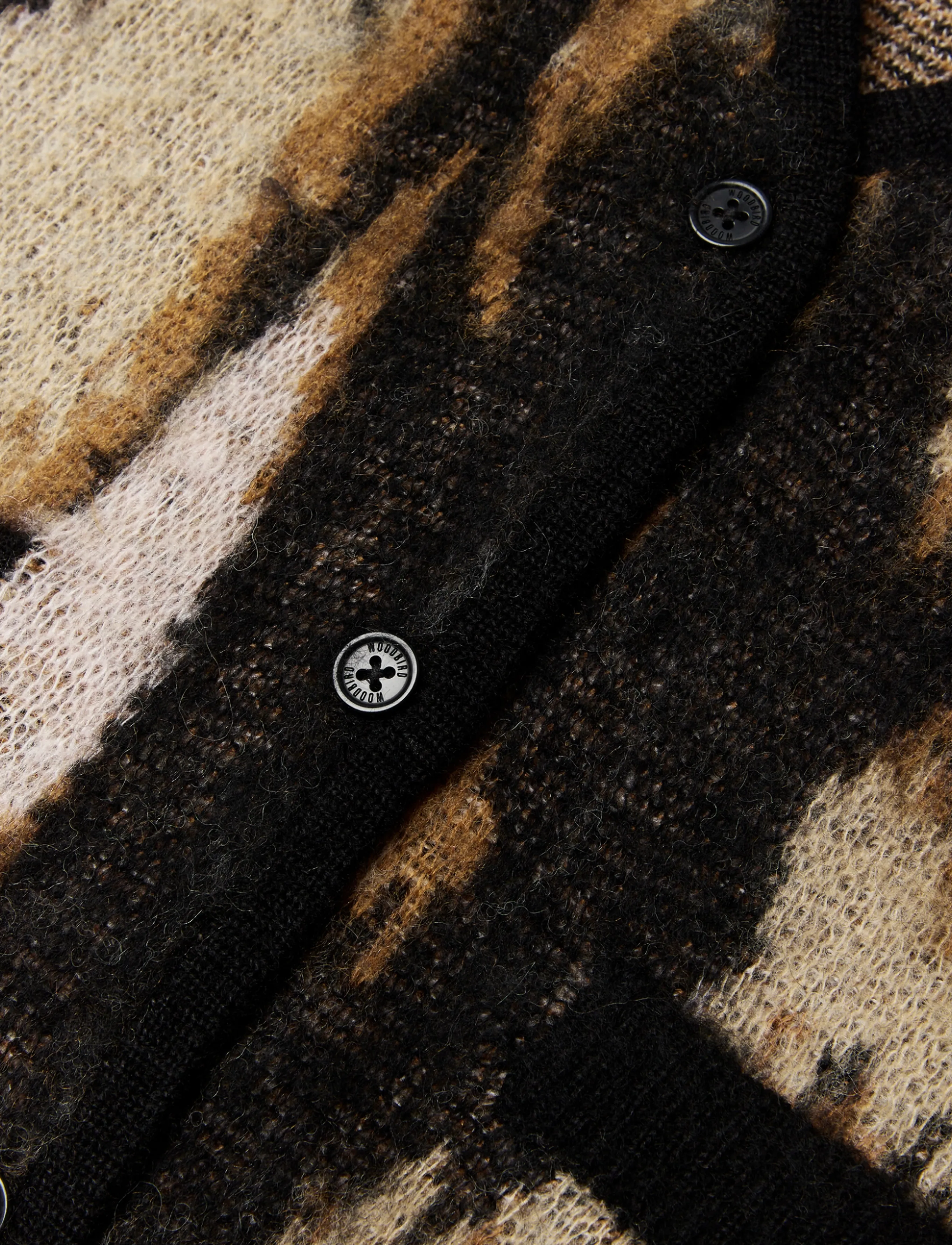 Woodbird - WBFen Multi Cardigan - sand-black - 5