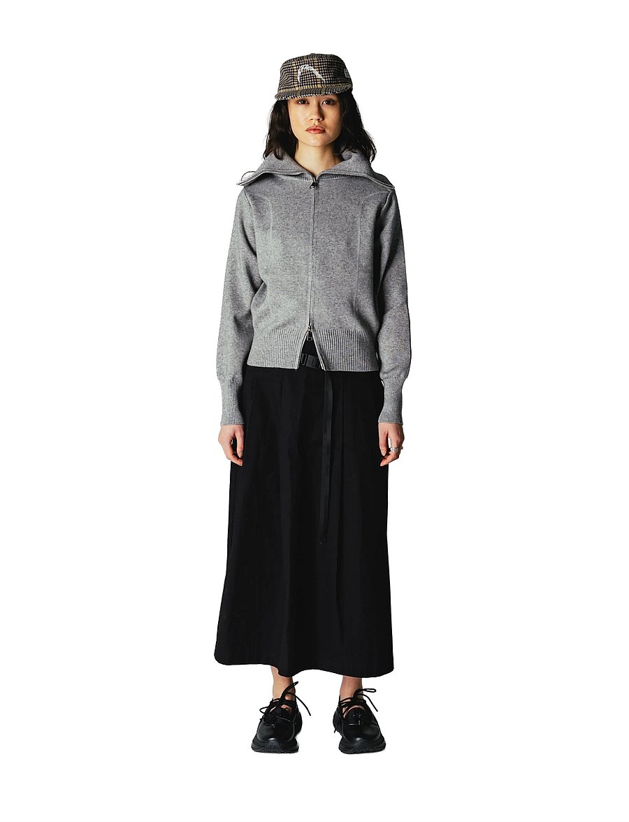 Woodbird - WBLily Full Zip Cardigan - koftor - grey - 0