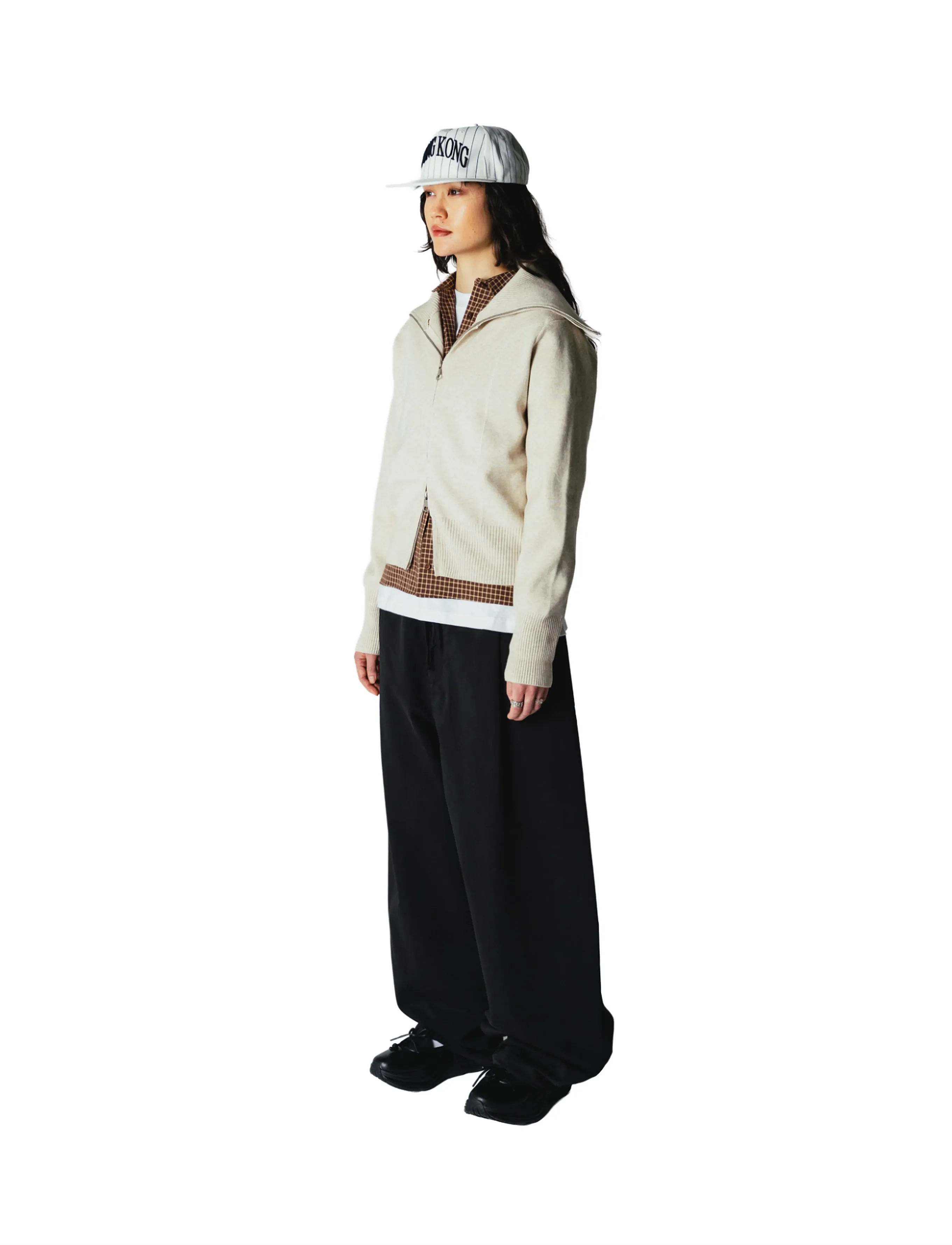 Woodbird - WBLily Full Zip Cardigan - koftor - light sand - 3