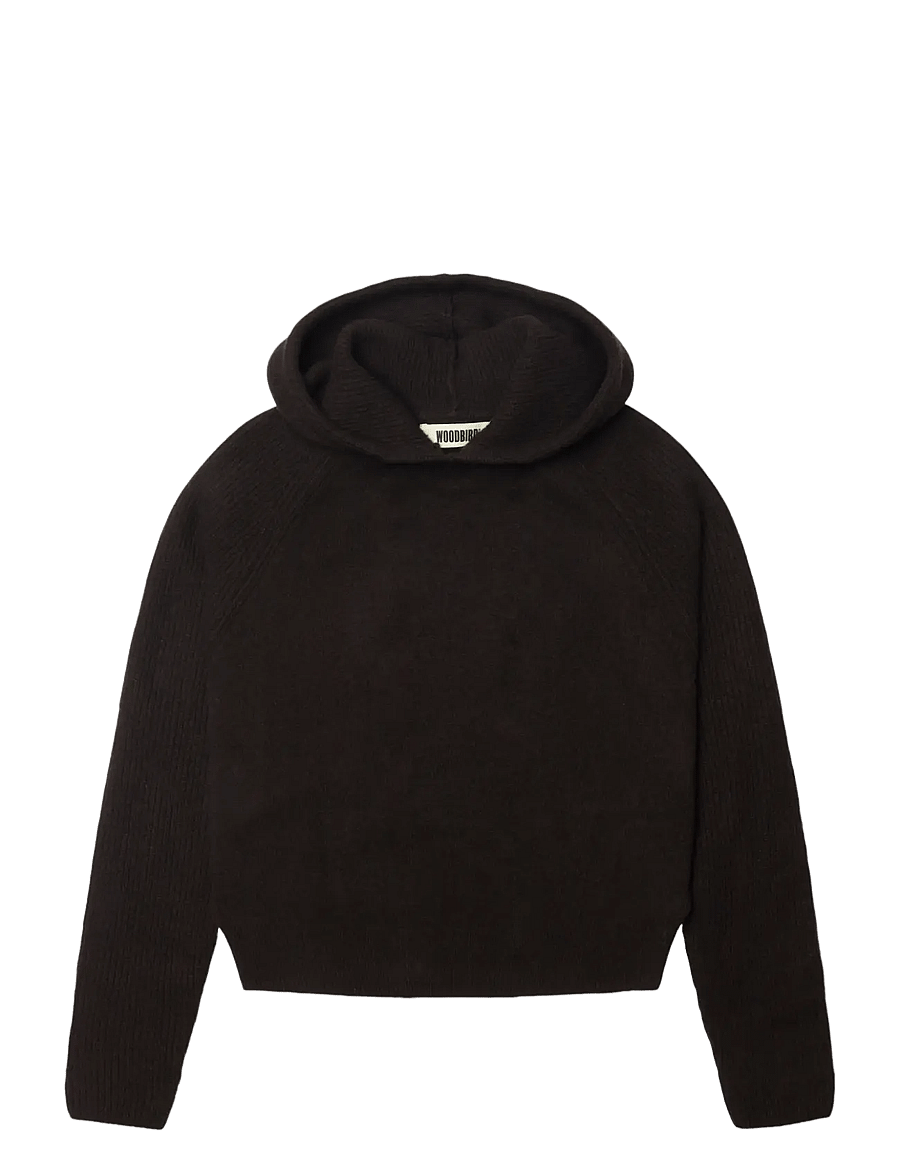 Woodbird - WBEve Knit Hoodie - kapuzenpullover - brown - 1