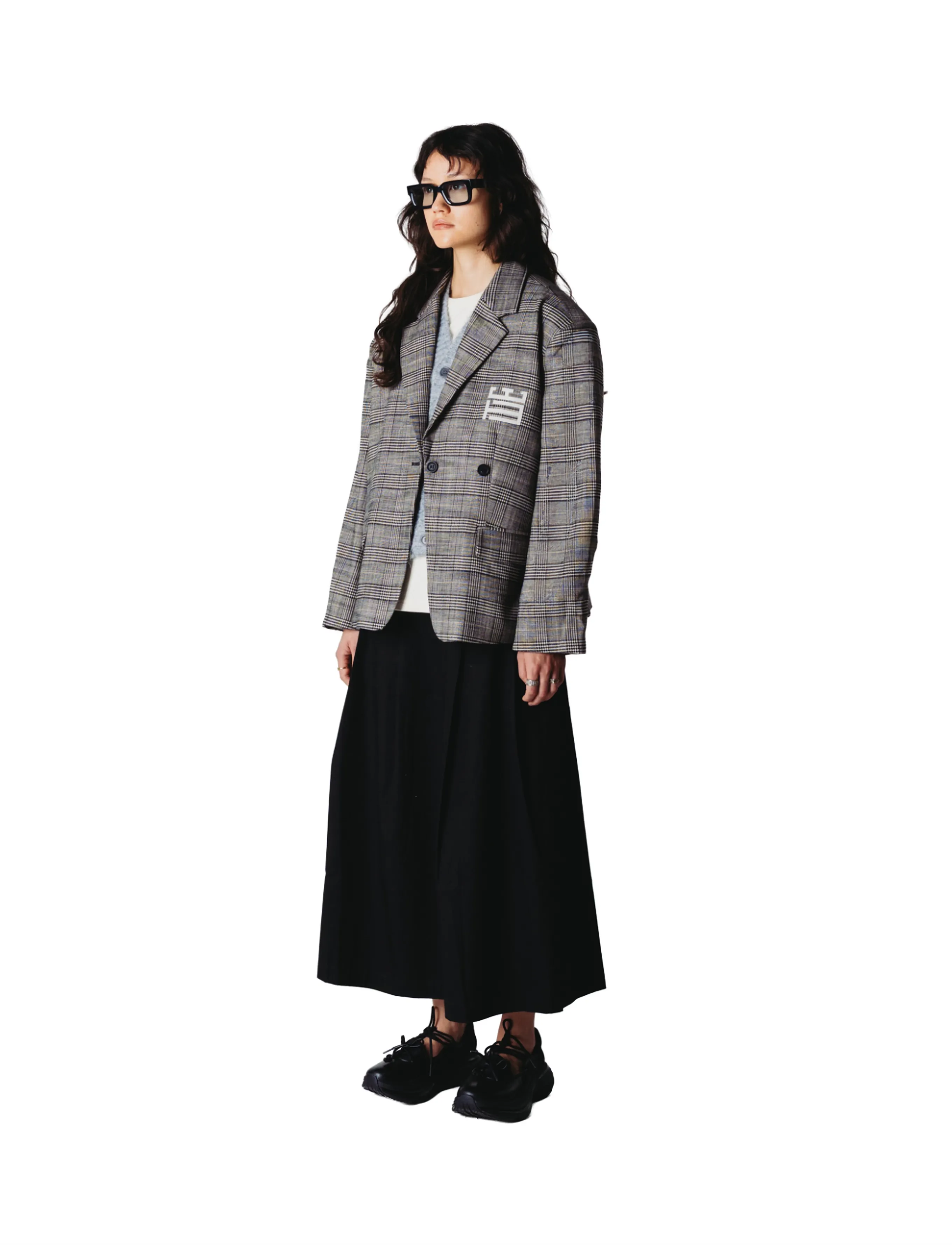 Woodbird - WBYun Check Blazer - einreihige blazer - black-grey - 3