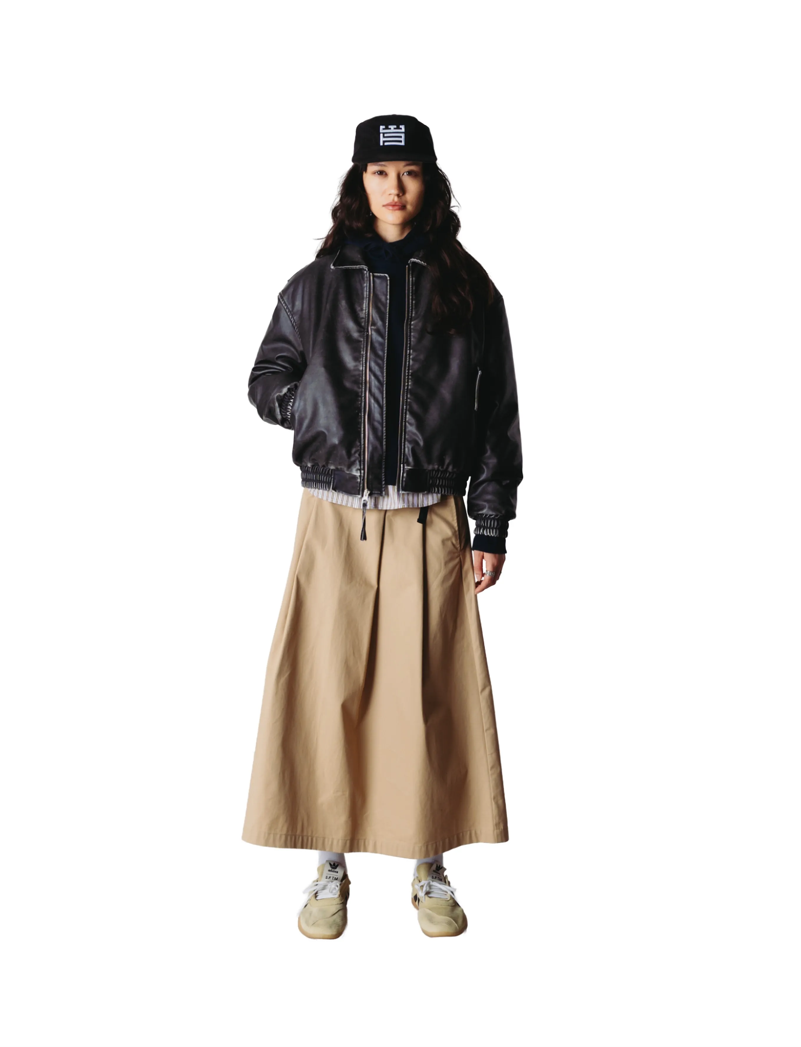 Woodbird WBBue Washed PU Jacket - Everyday Style - WASHED BLACK / black