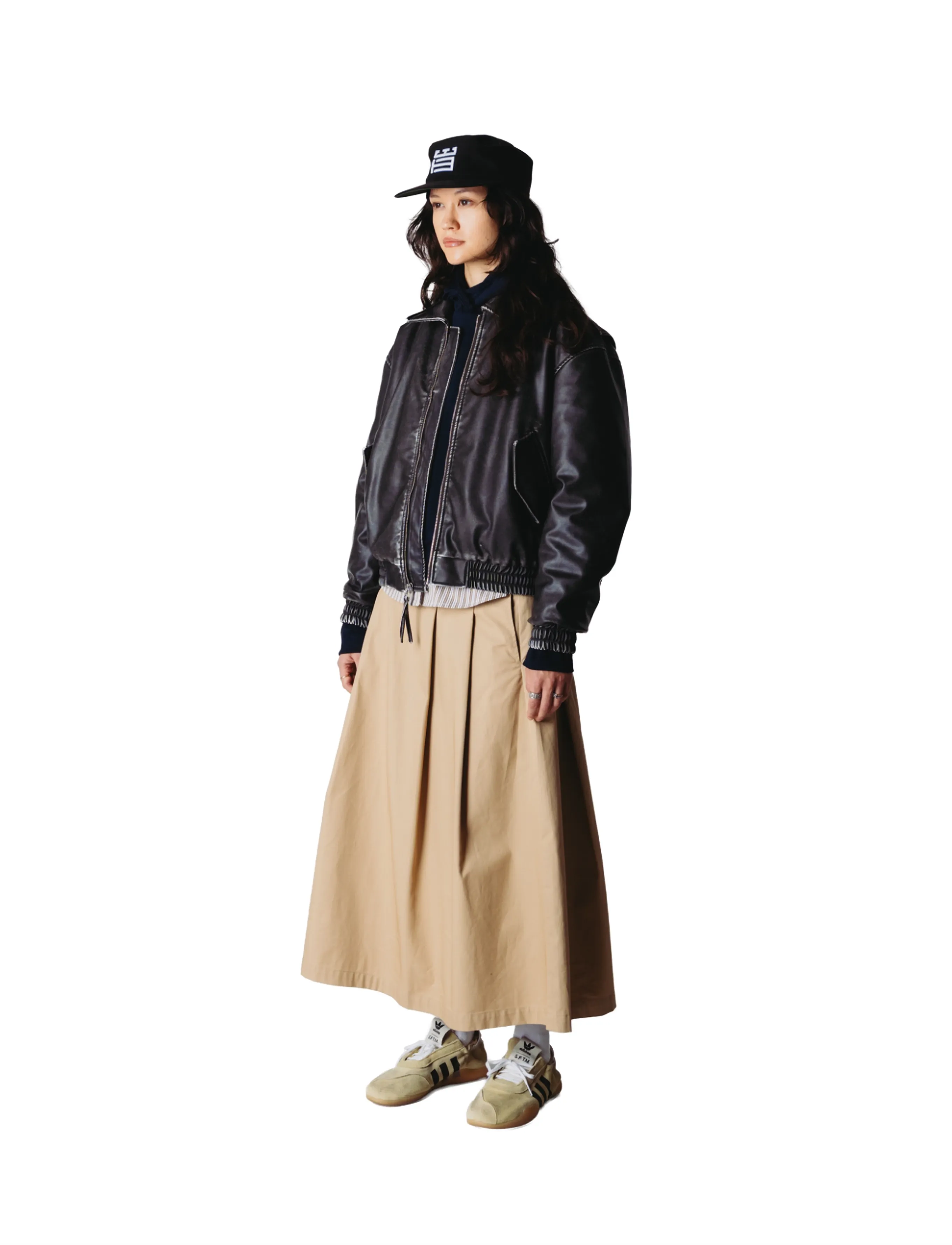 Woodbird - WBBue Washed PU Jacket - bomber jackets - washed black - 3