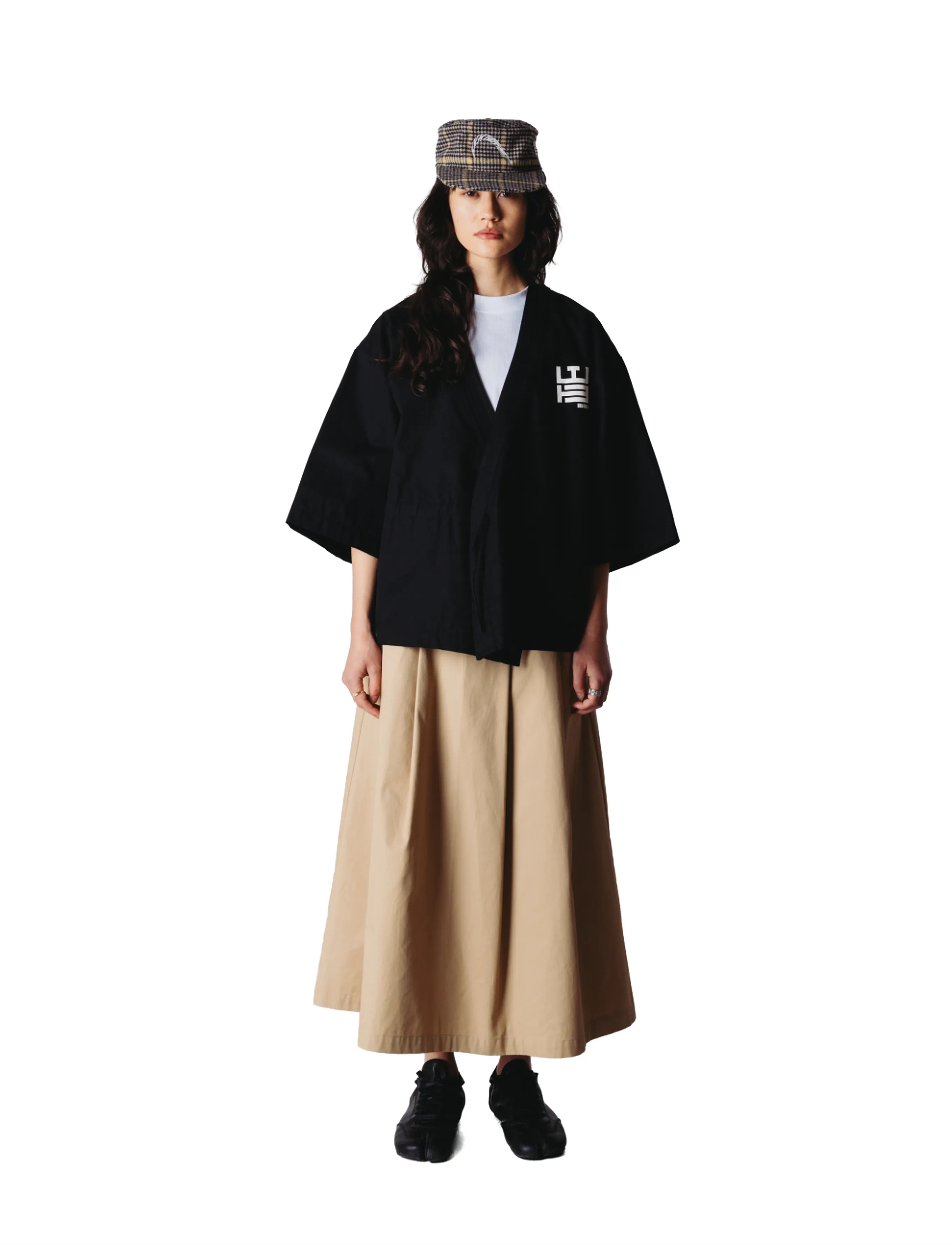 Woodbird WBStill Kimono Jacket - Joped ja mantlid - BLACK / black