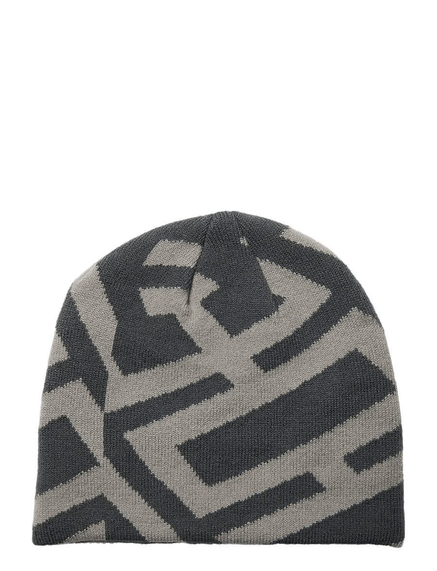 Woodbird - WBYan JQ Art Beanie - nach stil kaufen - slate blue-grey - 1