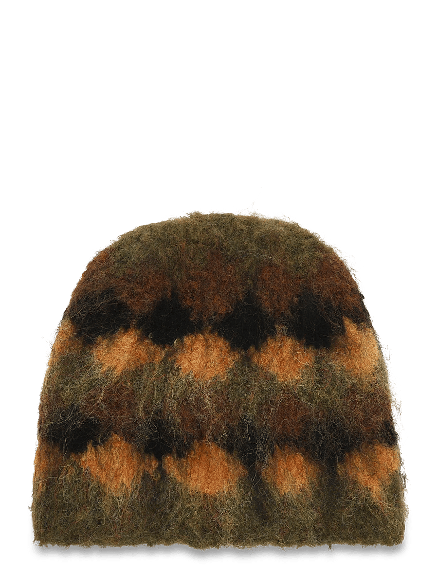 Woodbird - WBYan Check Hairy Beanie - osta stiili järgi - black - 0