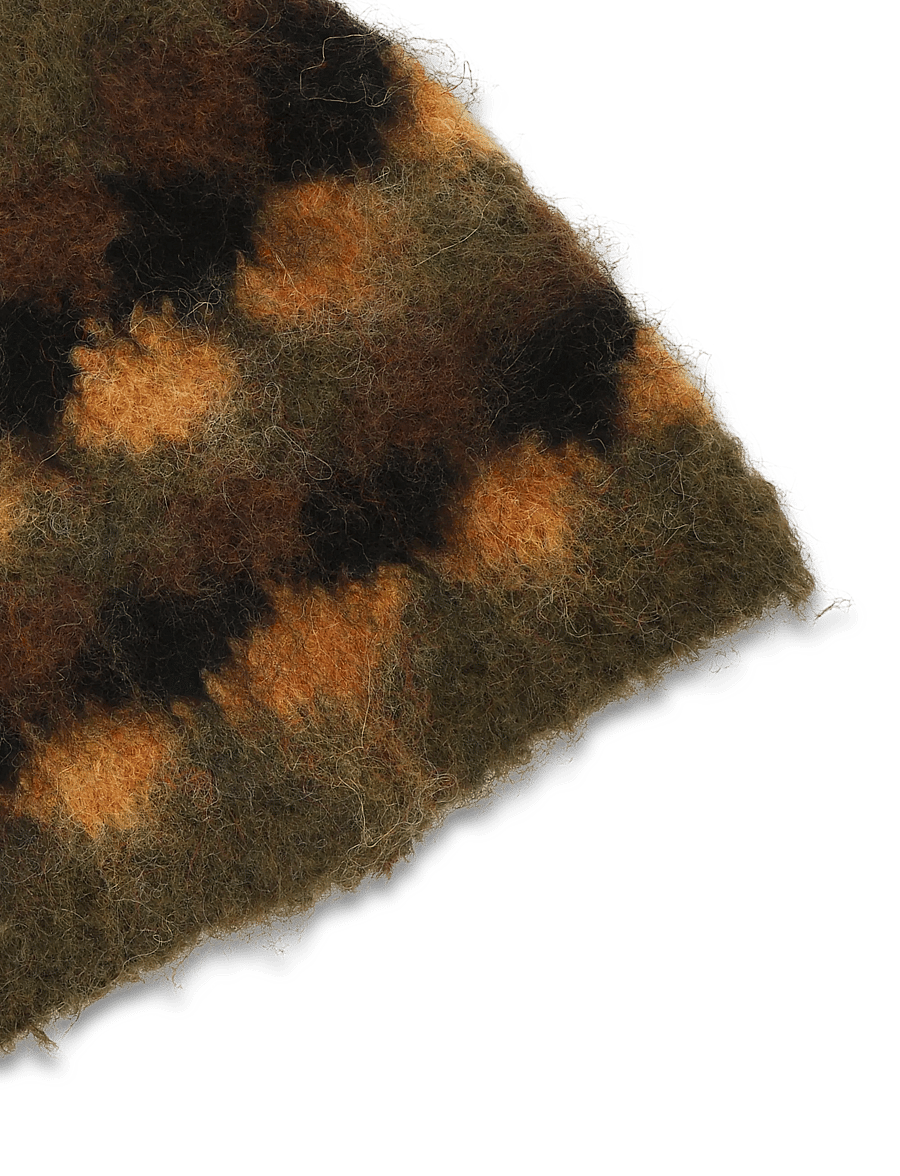 Woodbird - WBYan Check Hairy Beanie - osta stiili järgi - black - 2