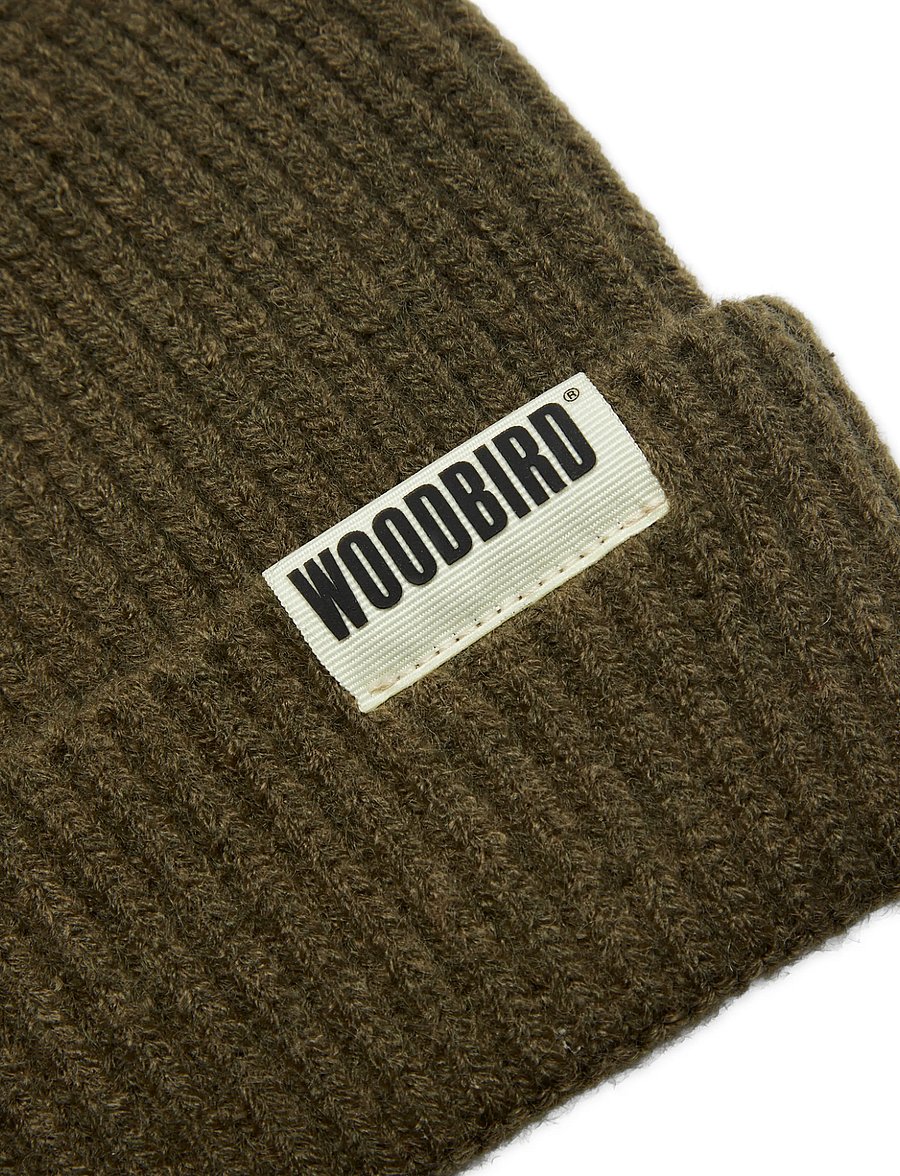 Woodbird - WBYeti Plated Beanie - nach stil kaufen - dark olive - 2
