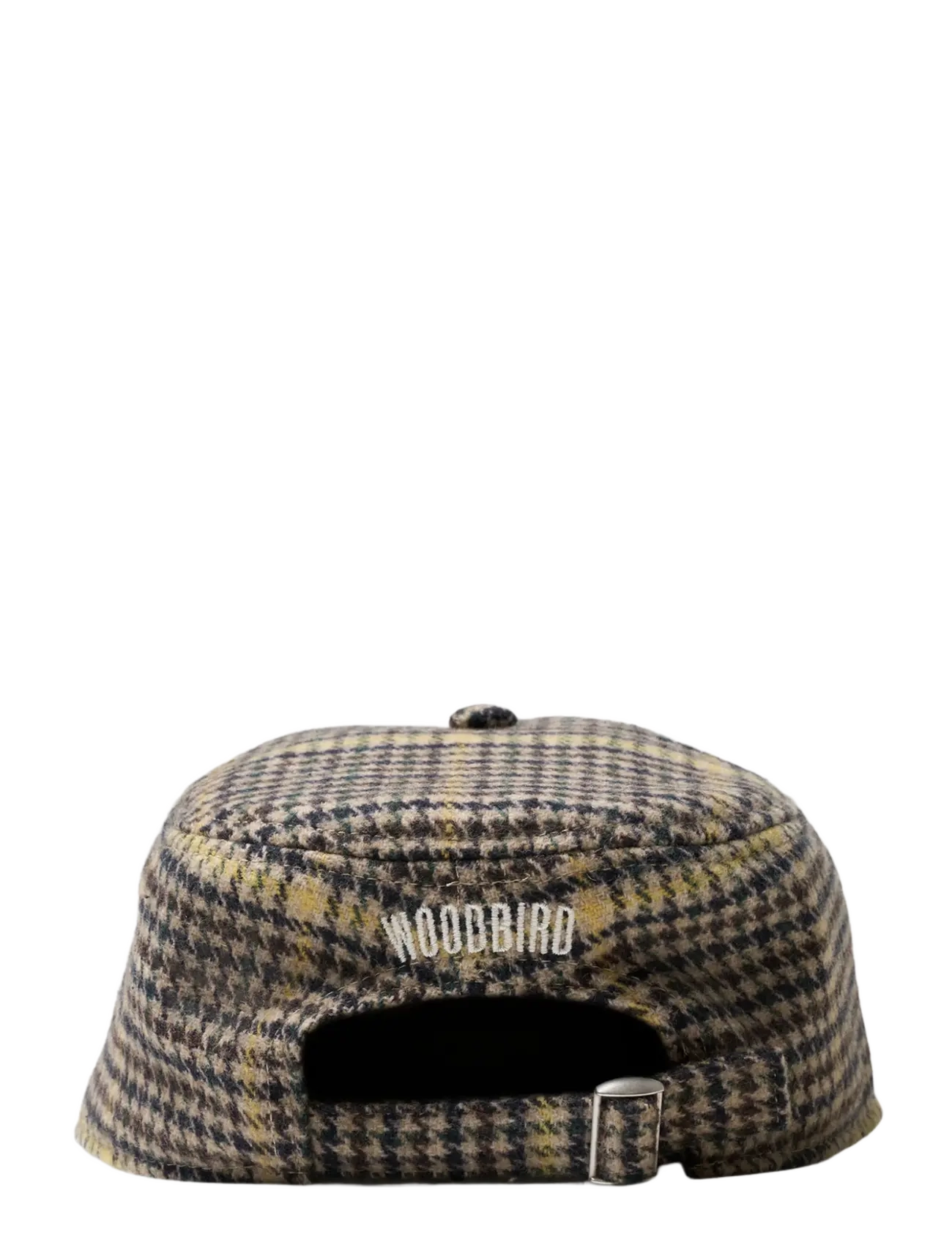 Woodbird - WBYin Check Pillbox Cap - sand-yellow - 2