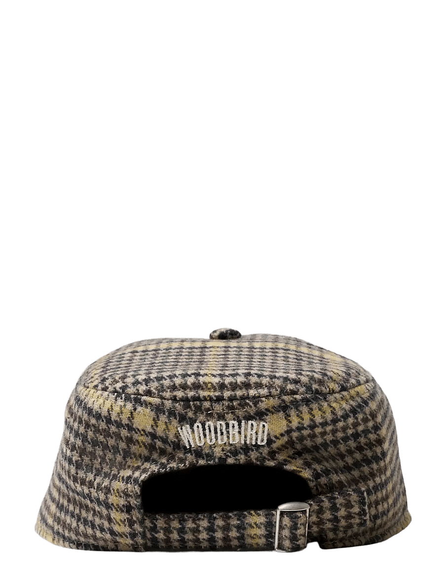 Woodbird - WBYin Check Pillbox Cap - kappen - sand-yellow - 2