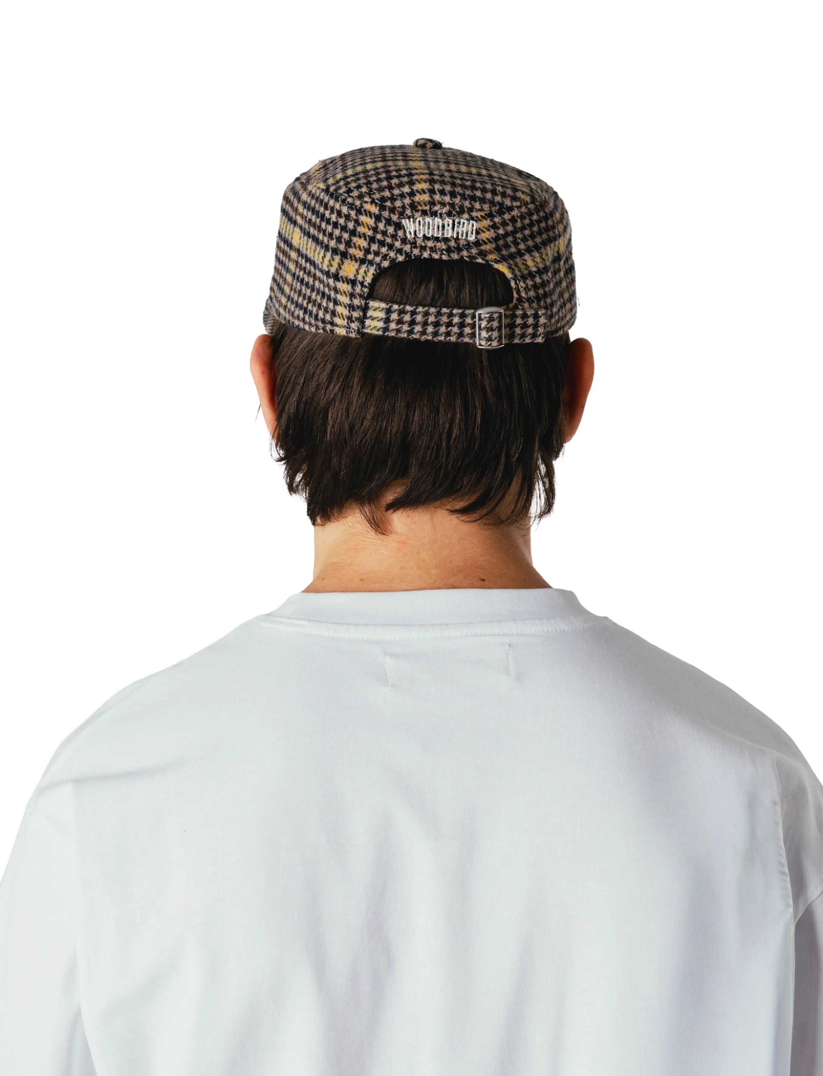 Woodbird - WBYin Check Pillbox Cap - sand-yellow - 4