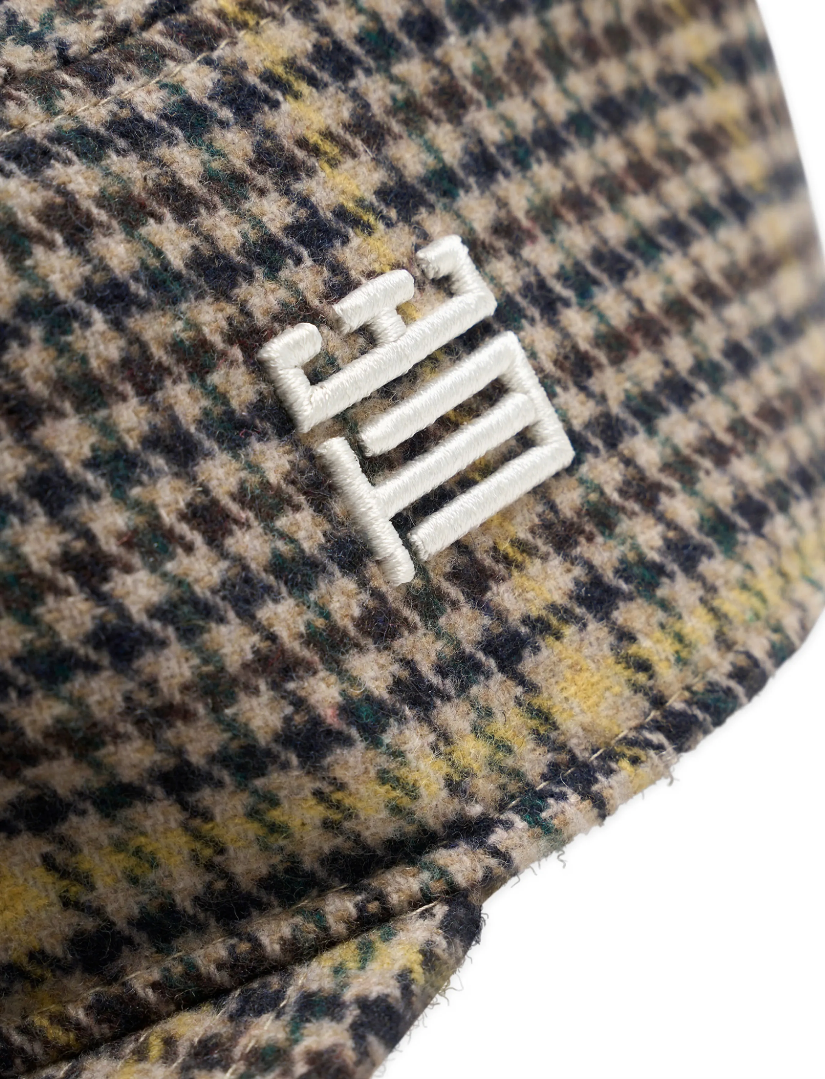 Woodbird - WBYin Check Pillbox Cap - sand-yellow - 5