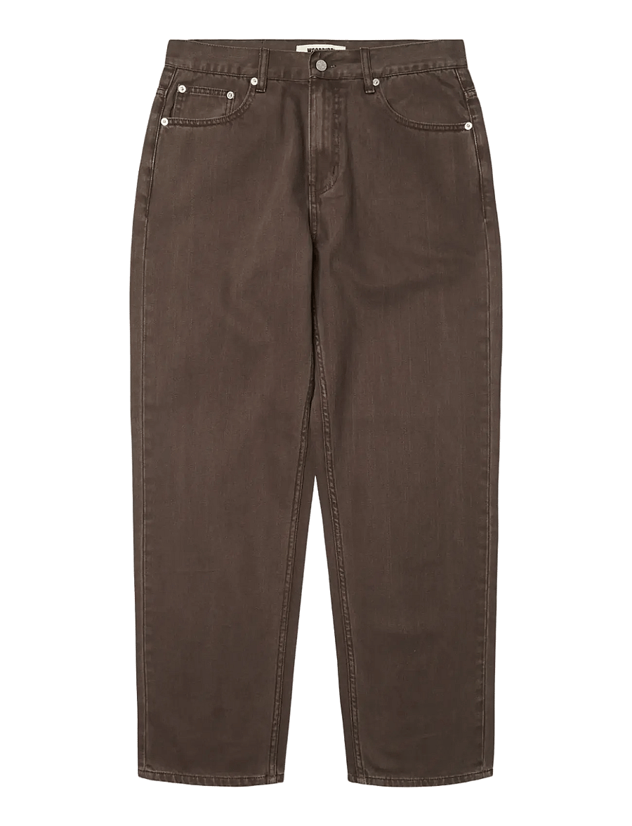 Woodbird - WBLeroy Brown Jeans - tapered jeans - washed brown - 0