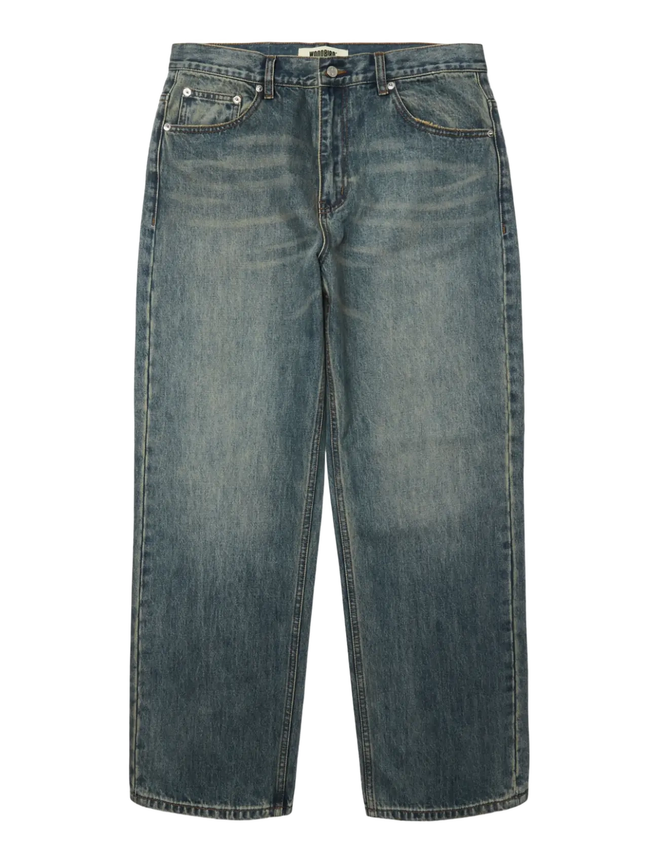 Woodbird WBRami Vintage Jeans - Uus - WASHED MID BLUE / blue