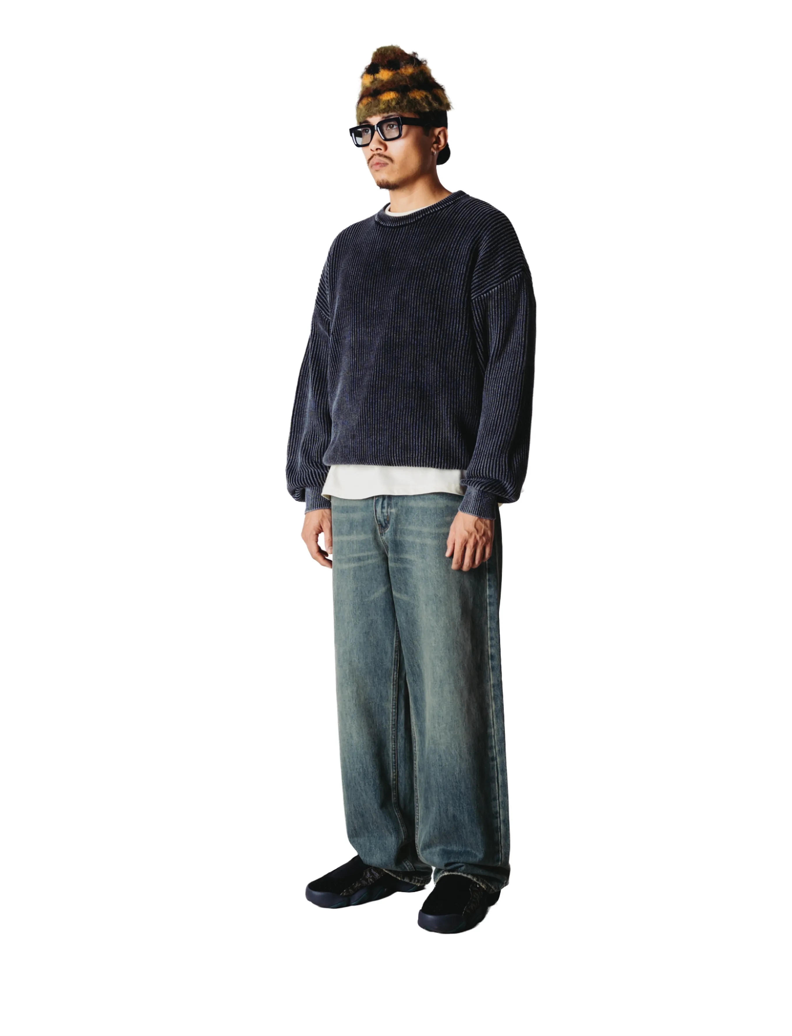 Woodbird - WBRami Vintage Jeans - alt laienevad teksad - washed mid blue - 3