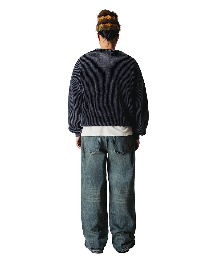 Woodbird - WBRami Vintage Jeans - alt laienevad teksad - washed mid blue - 4