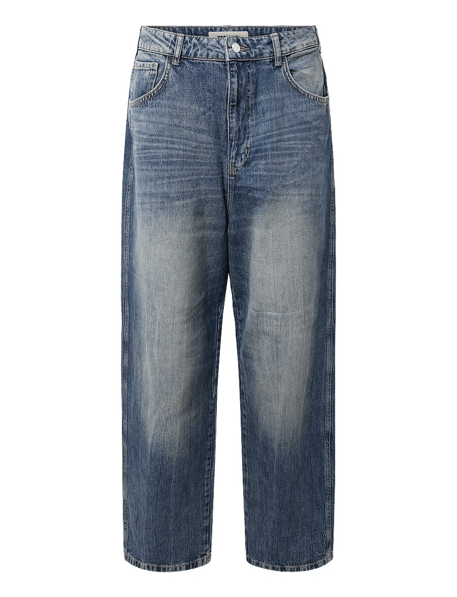 Woodbird - WBYuto Freeze Jeans - weite jeans - washed mid blue - 0