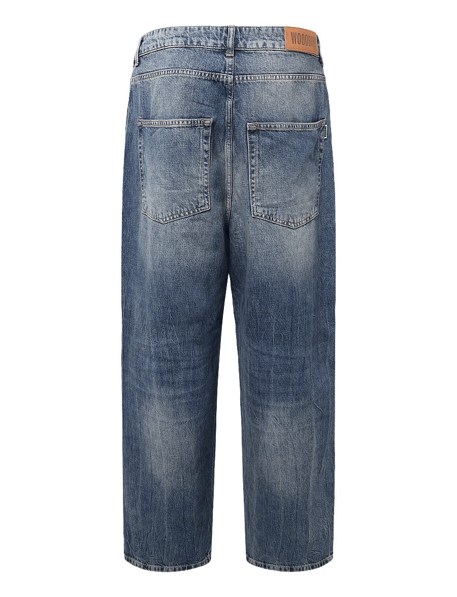 Woodbird - WBYuto Freeze Jeans - weite jeans - washed mid blue - 1